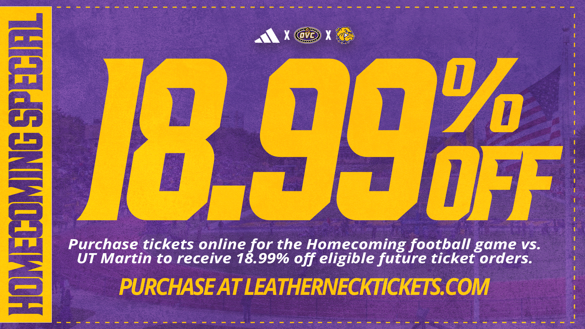 18.99 Ticket Discount