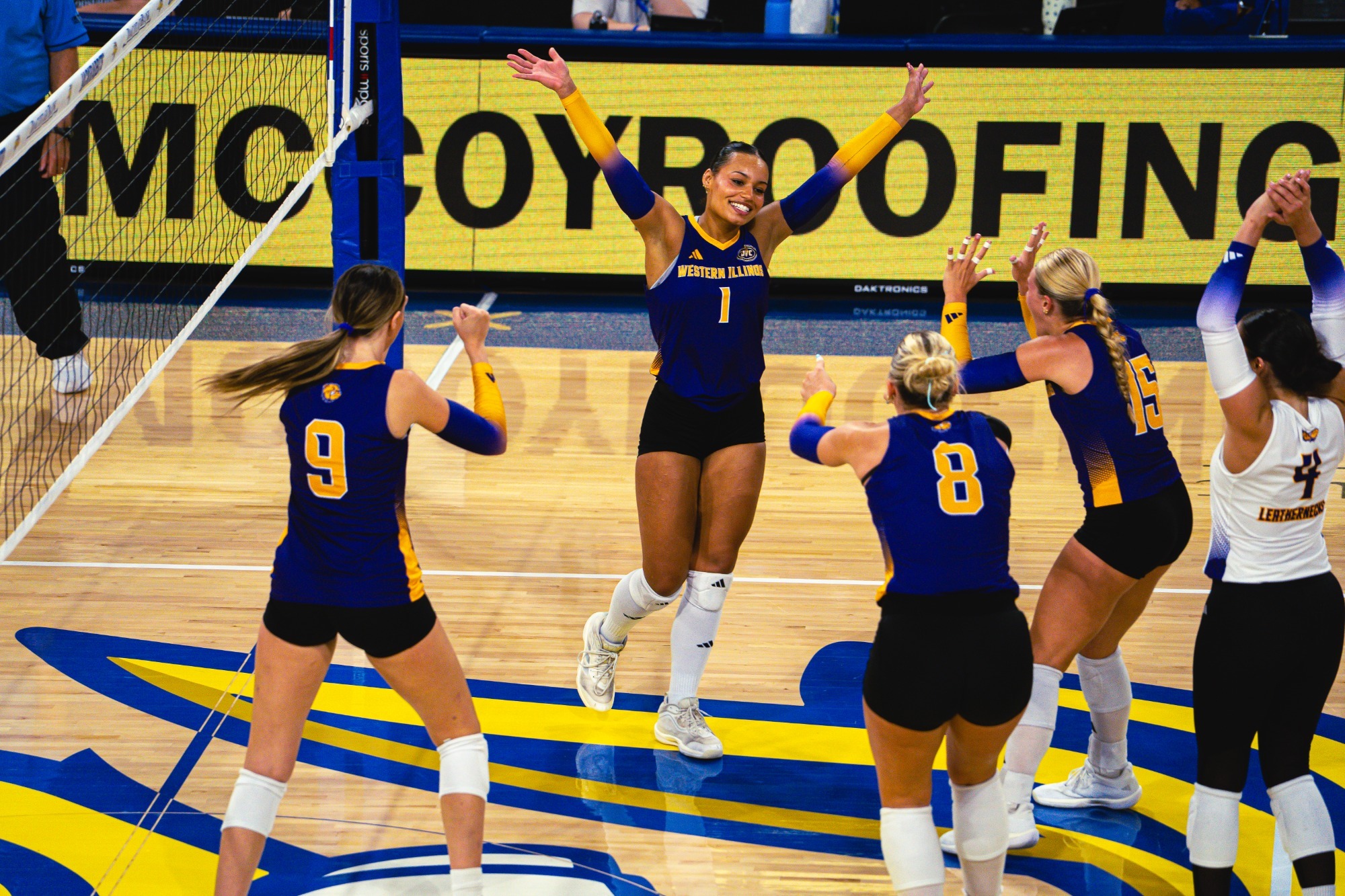 Volleyball Action Shot