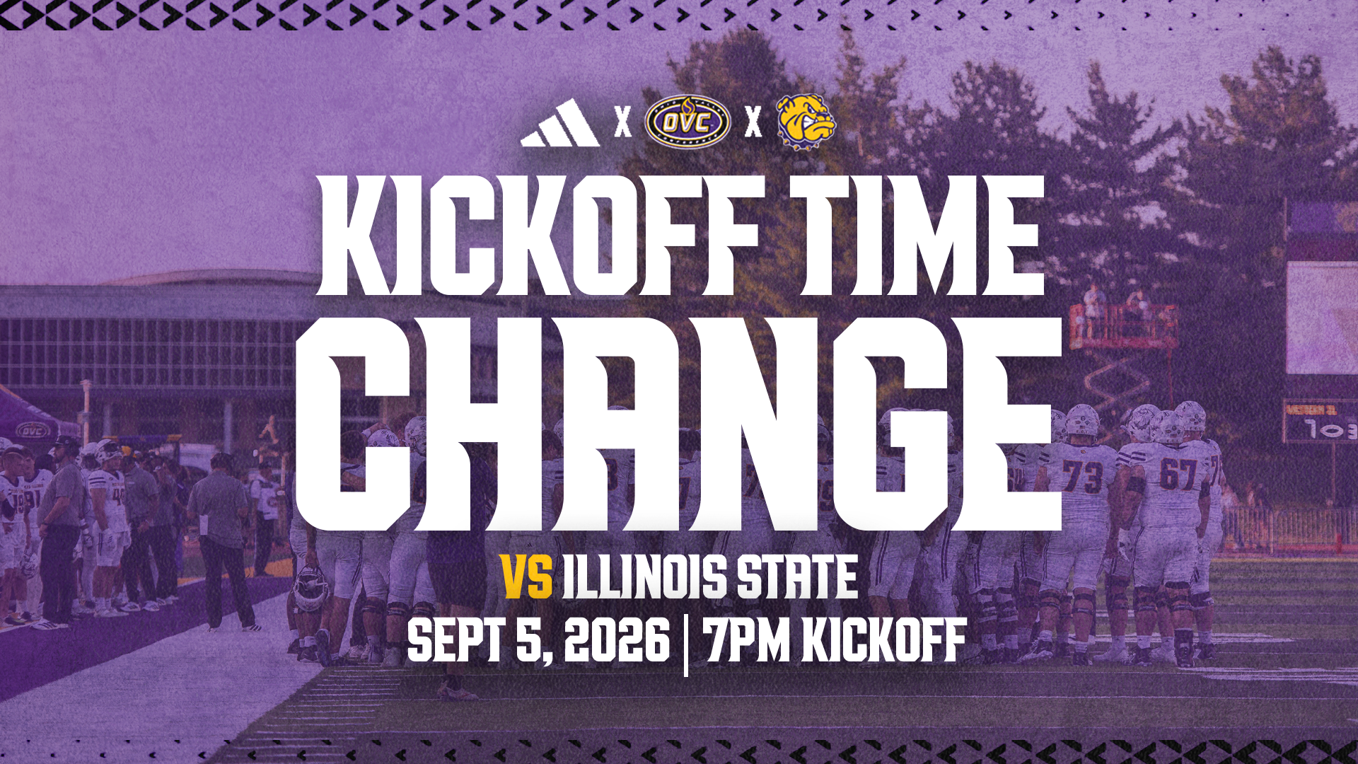 Kickoff Time Change