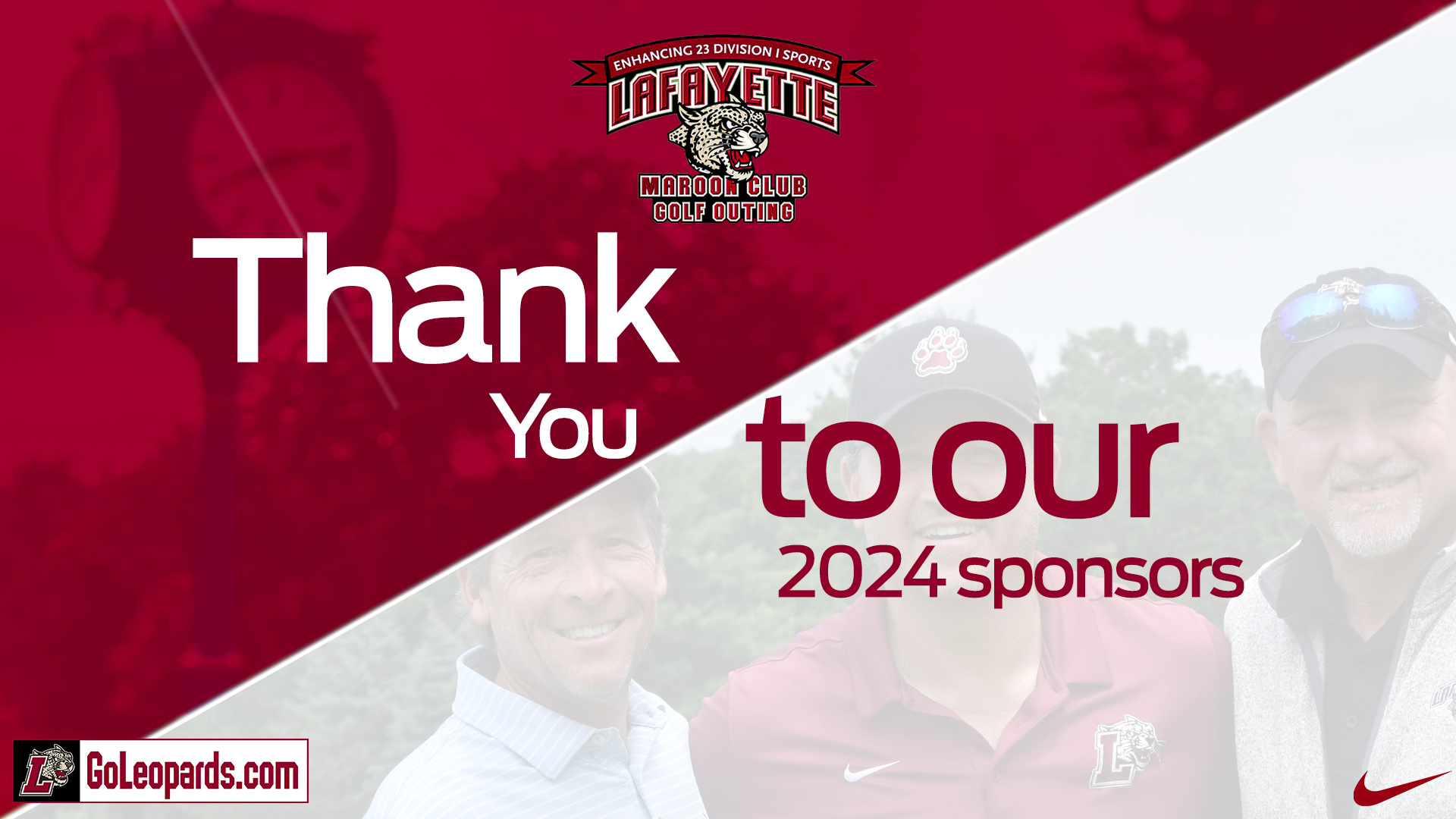 Thank you to the 2024 Maroon club Golf Outing Sponsors