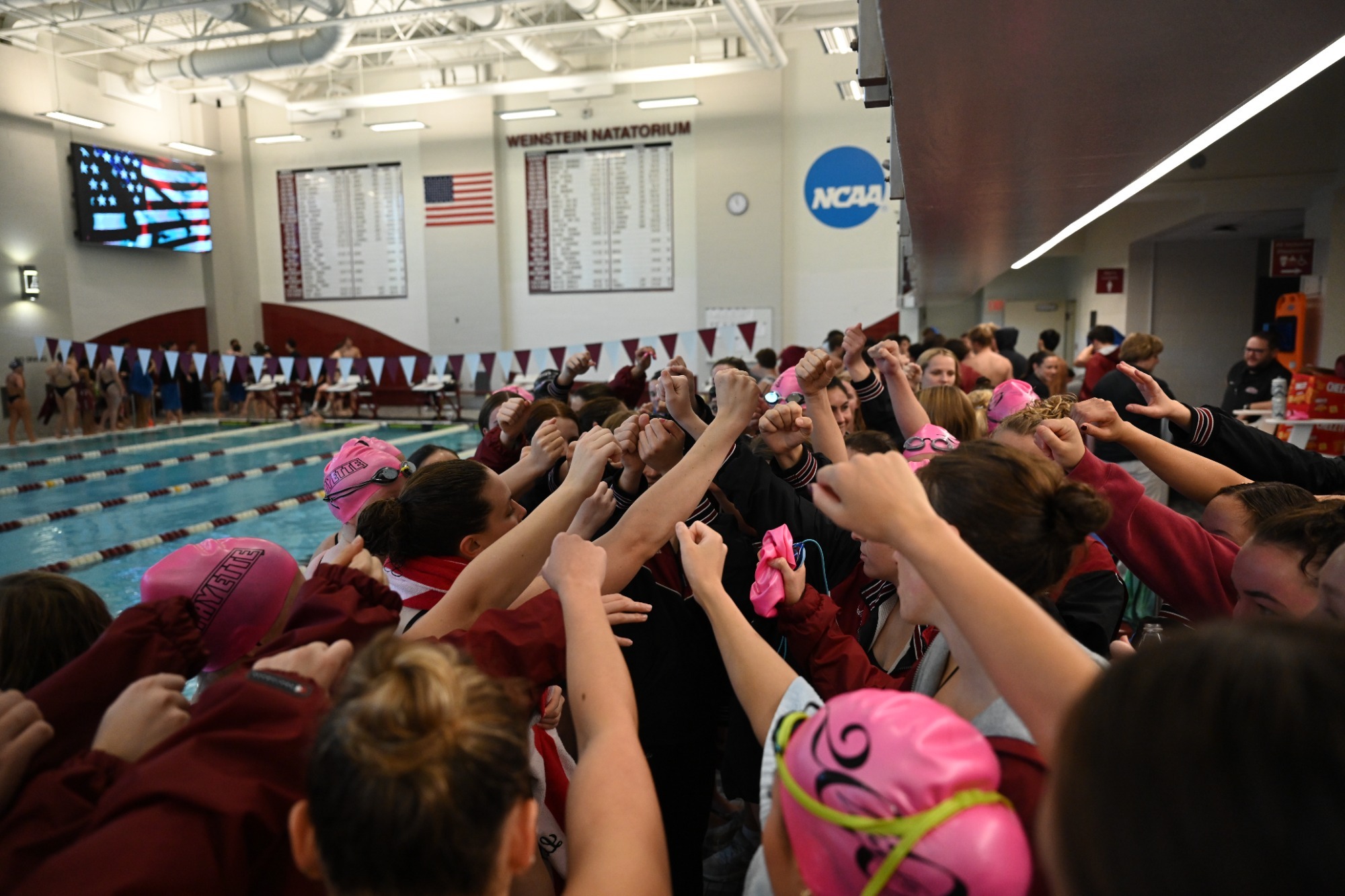 Swimming and diving team photo