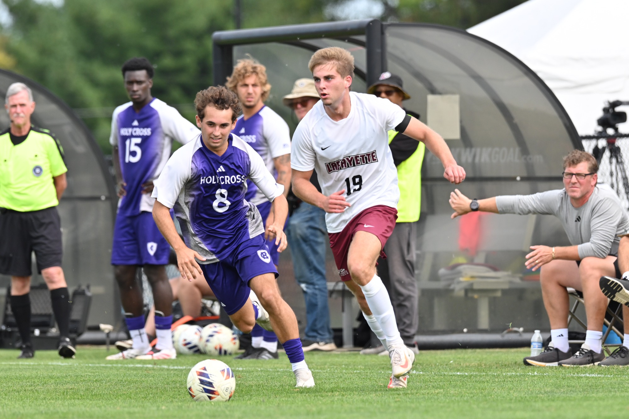 MSOC Alumni Day vs Holy Cross