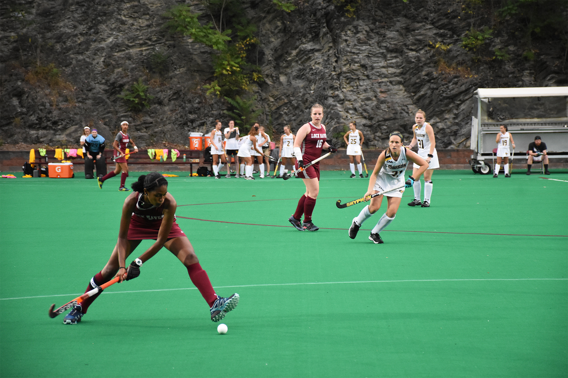 Field Hockey soars past Towson, posts 60 win Lock Haven University