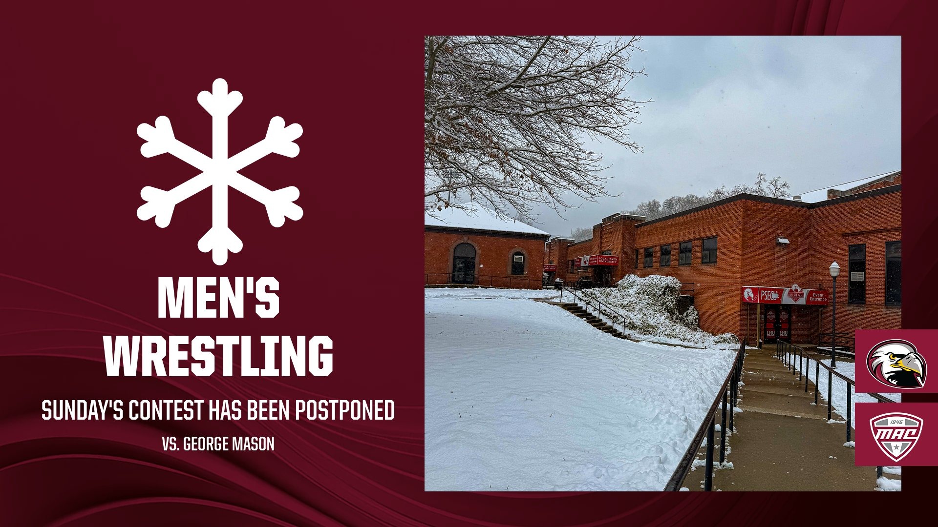 Wrestling Postponed