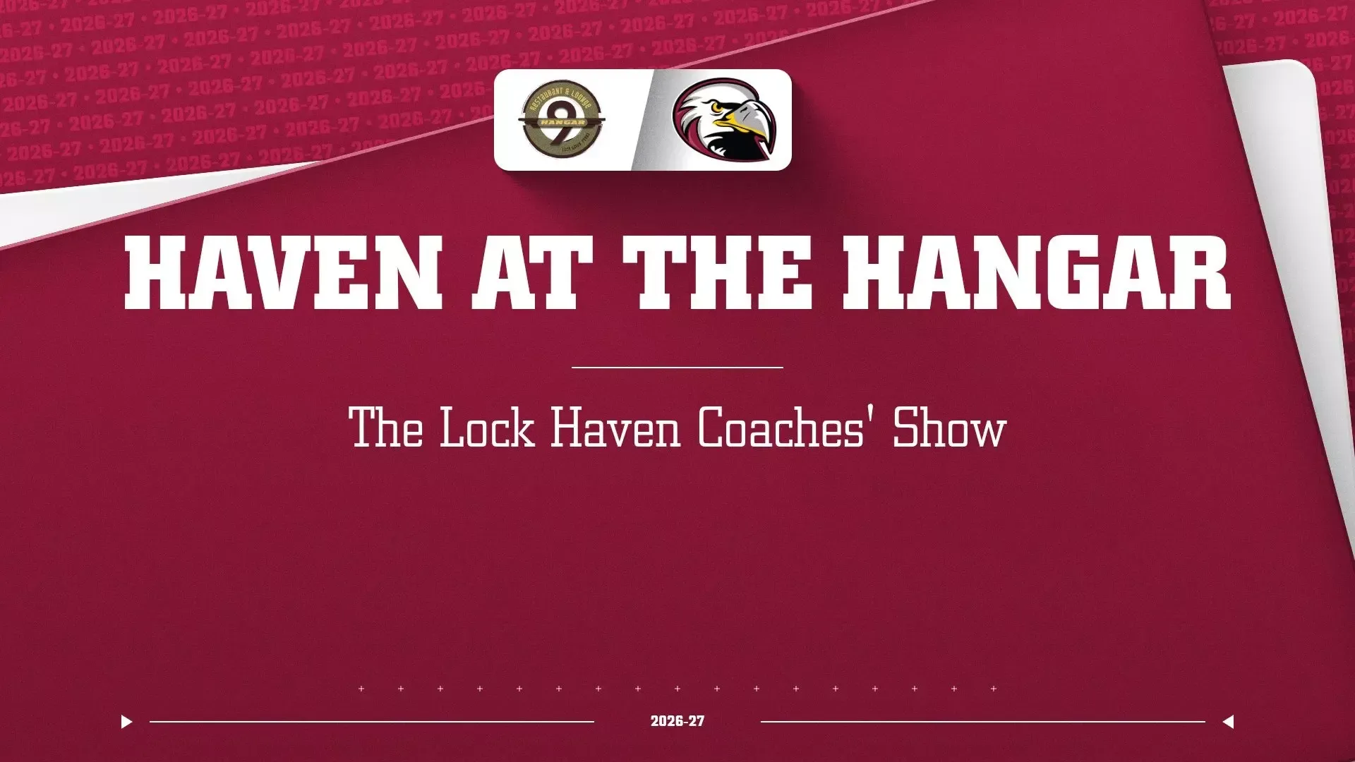 Promo Graphic: Haven at the Hangar, the Lock Haven Coaches' Show 20226-27 Promotional Graphic 