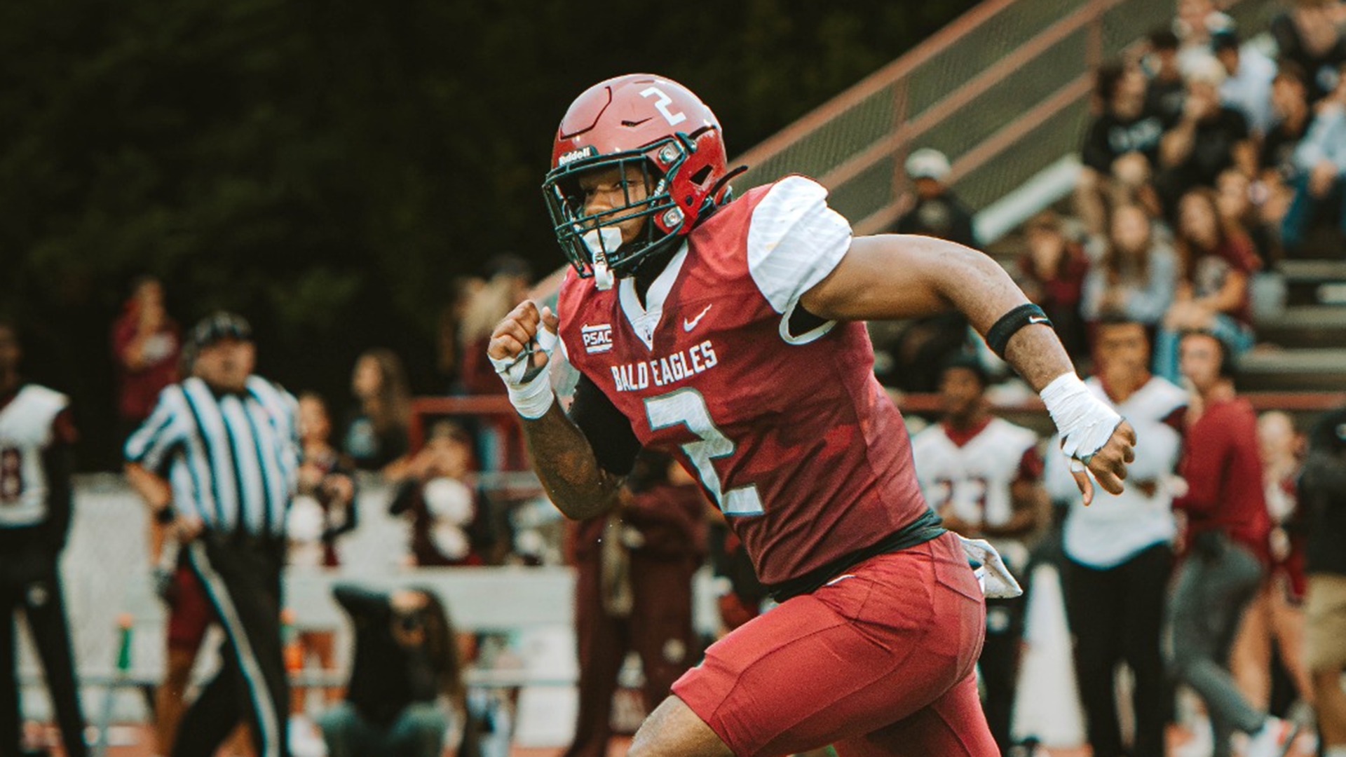 Raheem Reid in action against Kutztown