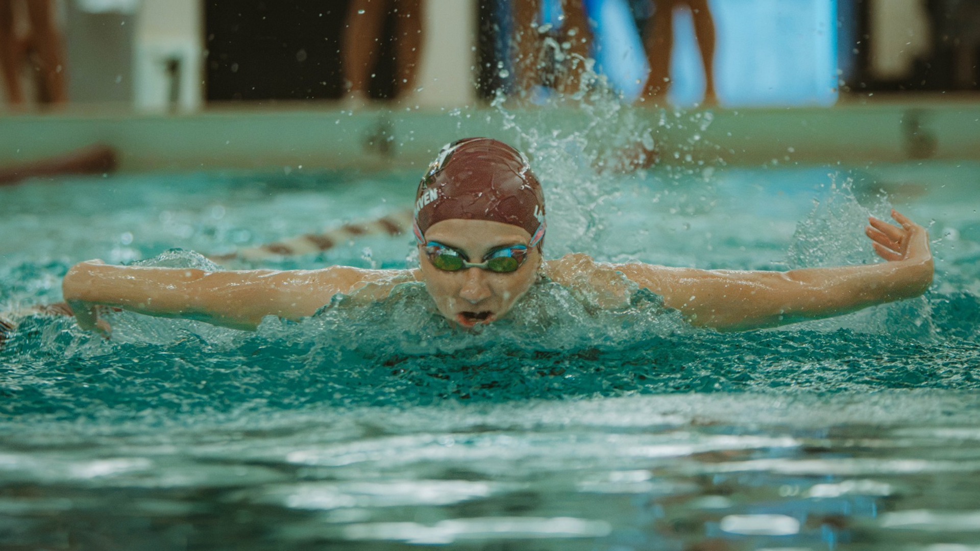 Swimming in Action Against Millersville
