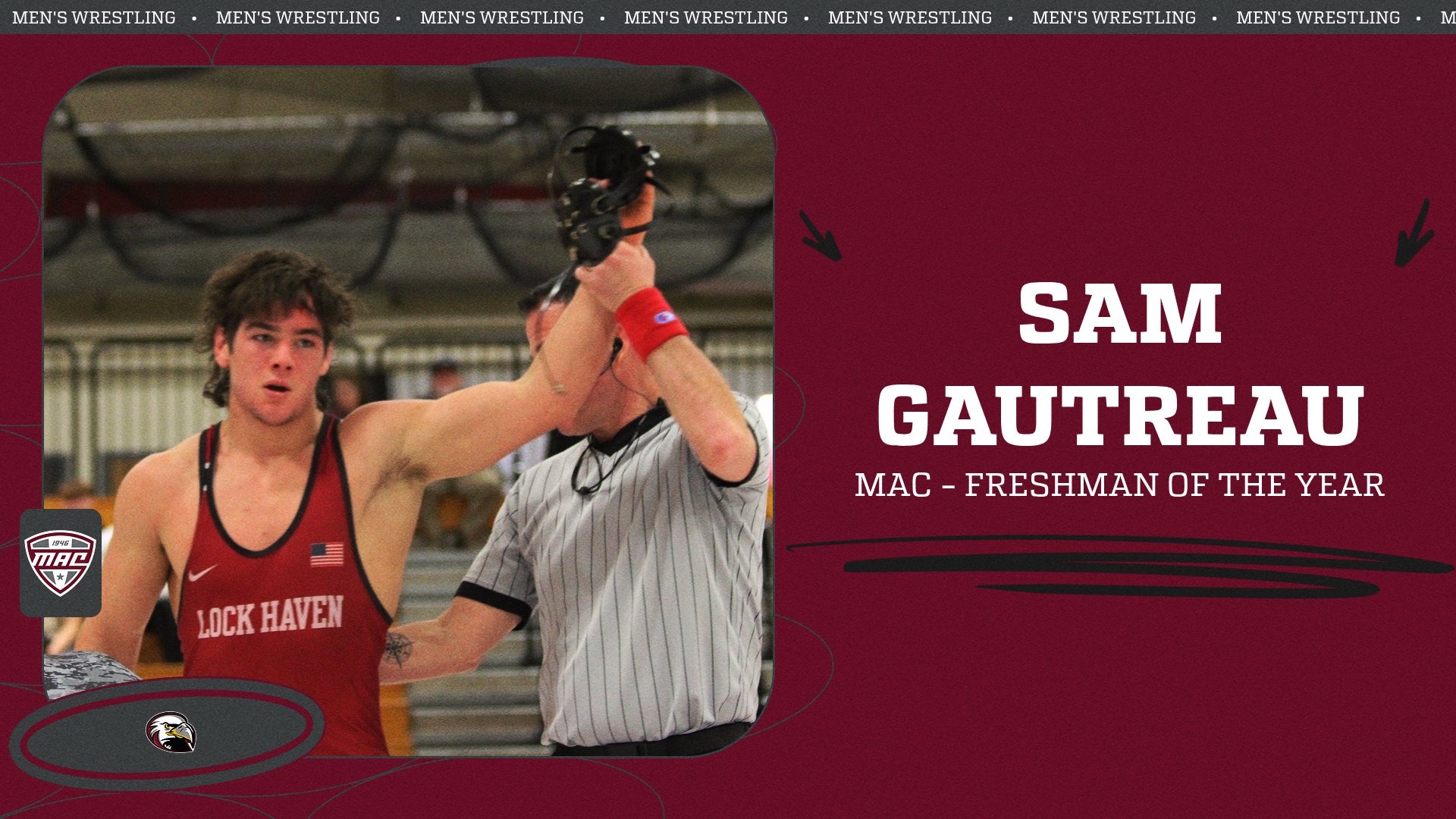SAM GAUTREAU MAC FRESHMAN OF THE YEAR