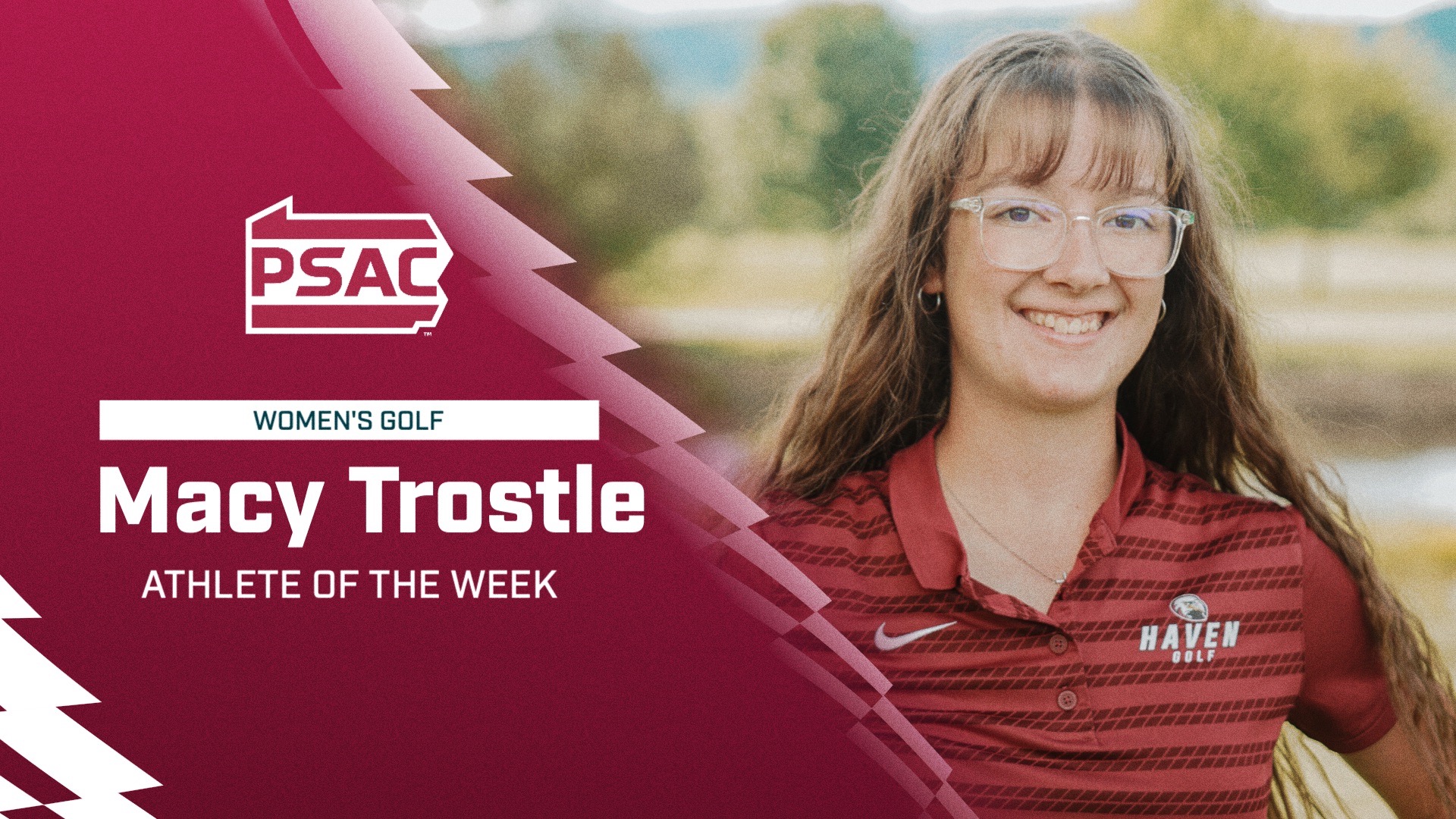 Macy Trostle PSAC athlete of the week