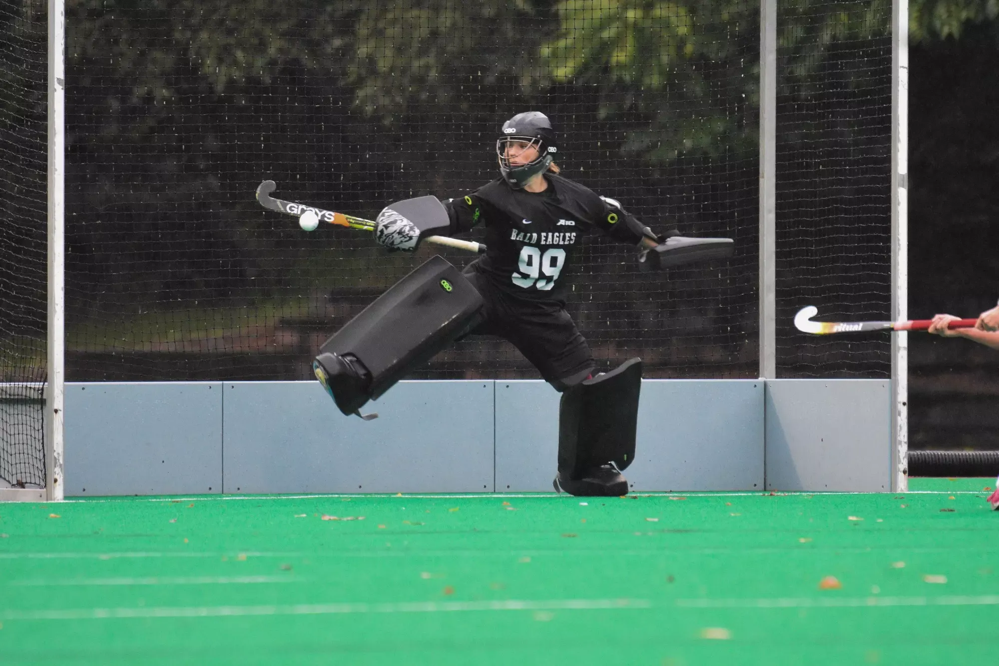 Quinty van Luijk saves a penalty stroke