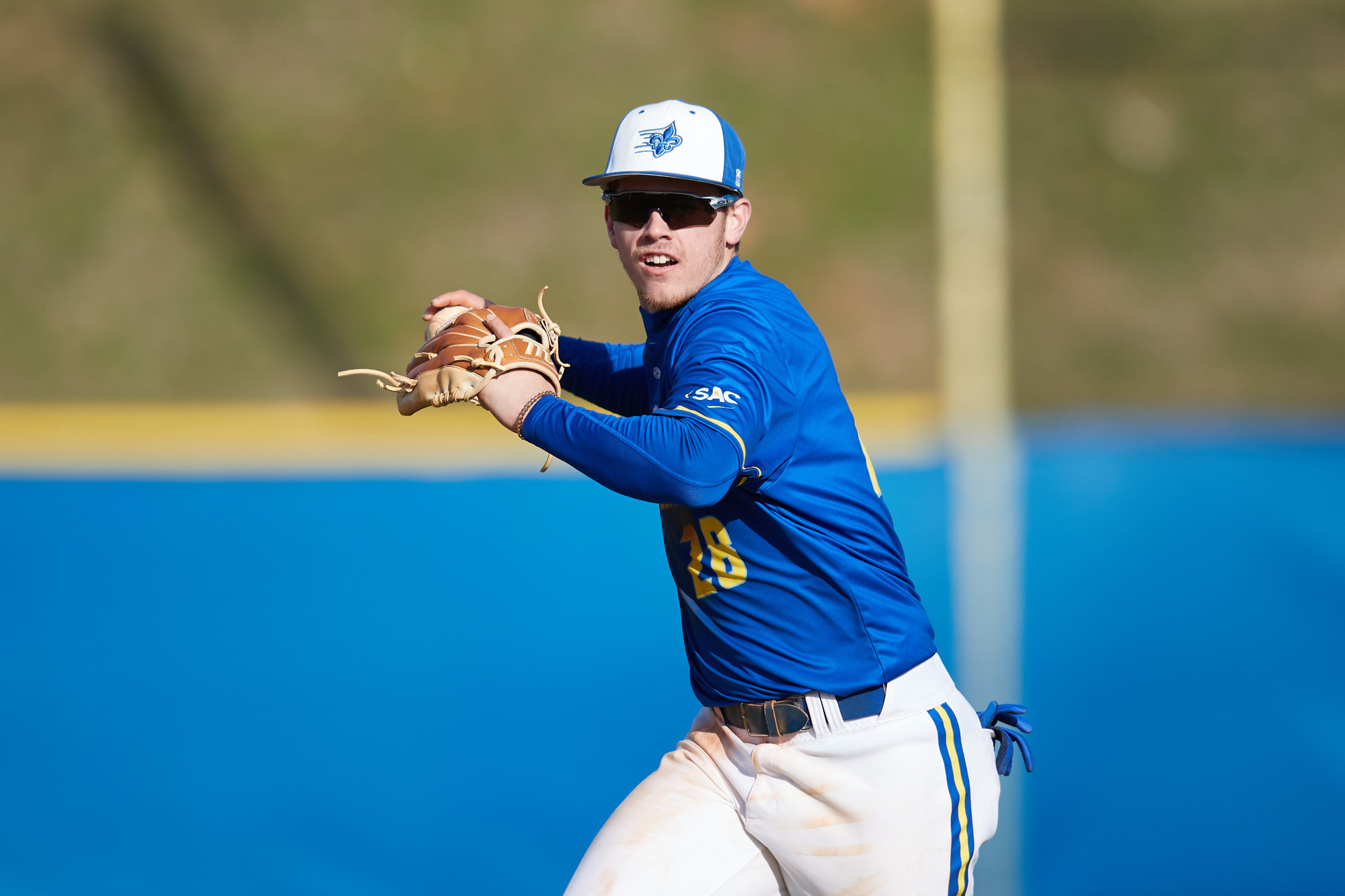 Stone's Big Day at the Plate Leads Baseball to Sweep of Chowan