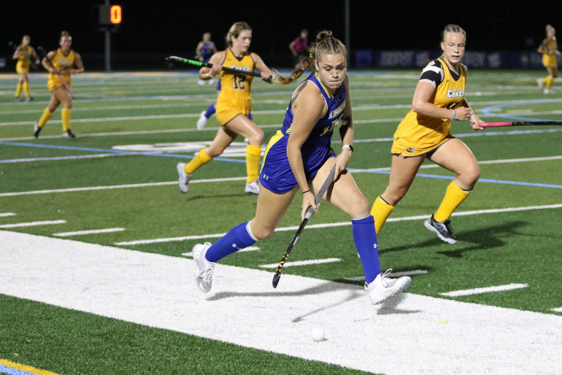 Saints Drop 10 Contest Versus Lander in Overtime Limestone University Athletics