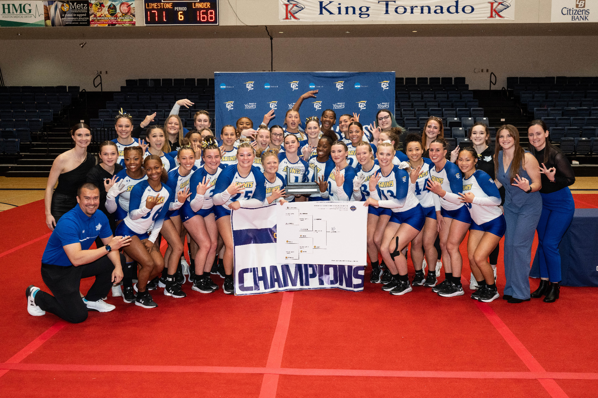 Acro and Tumbling Dominant in Battle of Top15 Teams Limestone