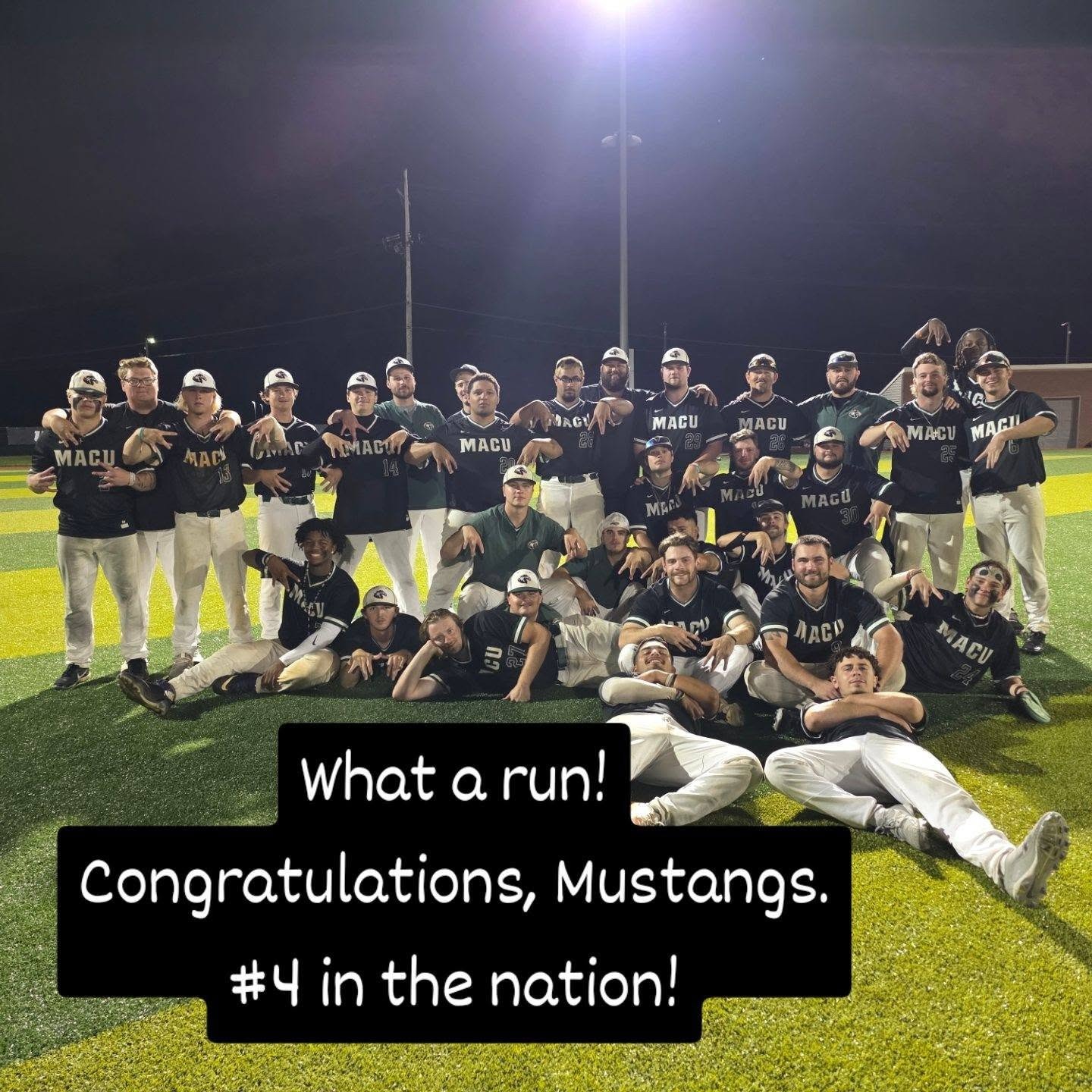 MACU Baseball Team at Nationals 2025