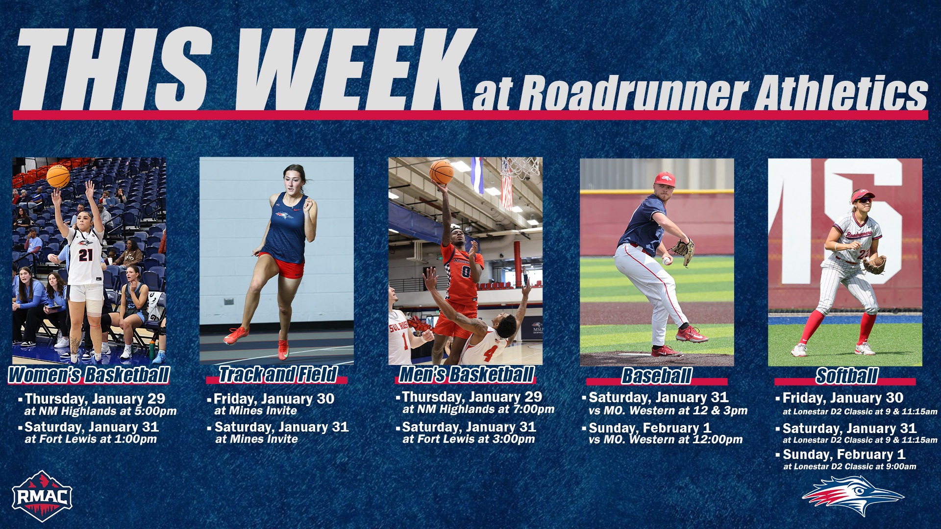 This Week in Roadrunners Athletics