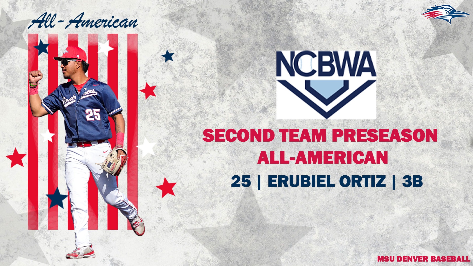 2026 NCBWA Erubiel Ortiz Preseason All-American