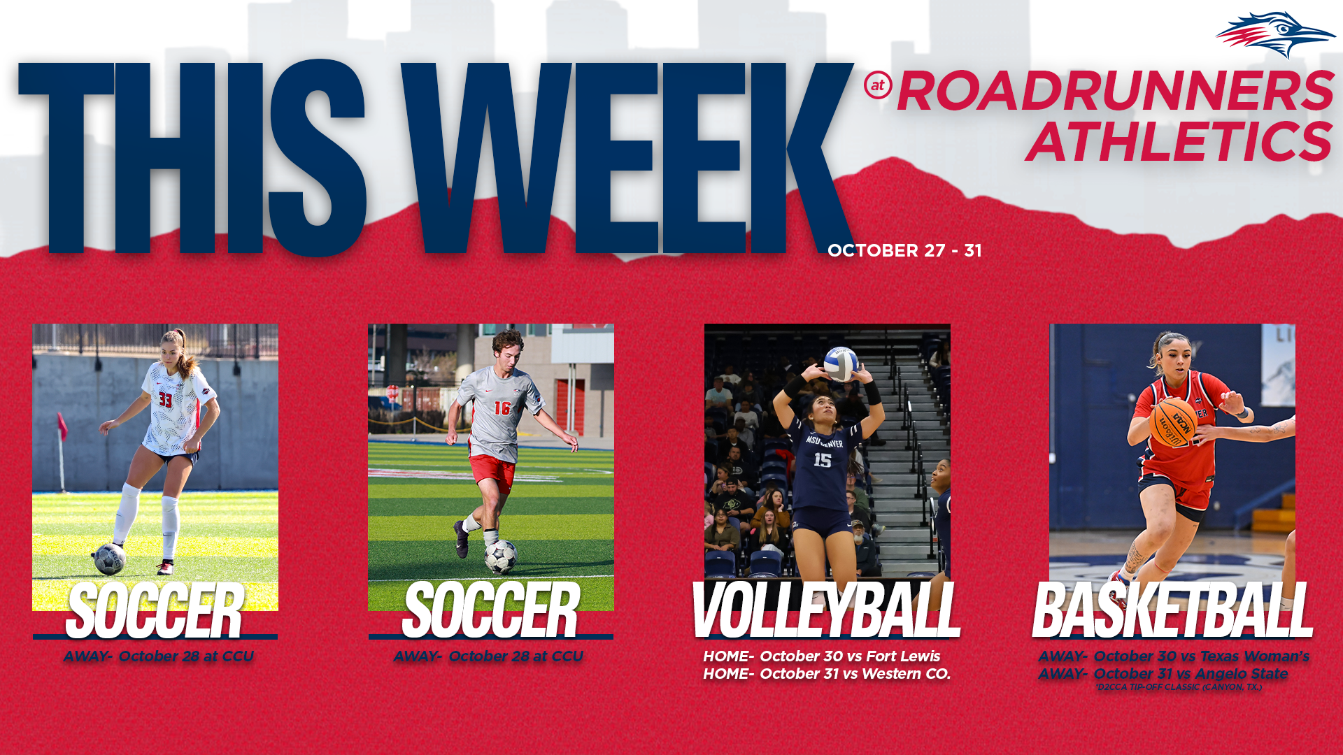 This Week in Roadrunners Athletics 10.28