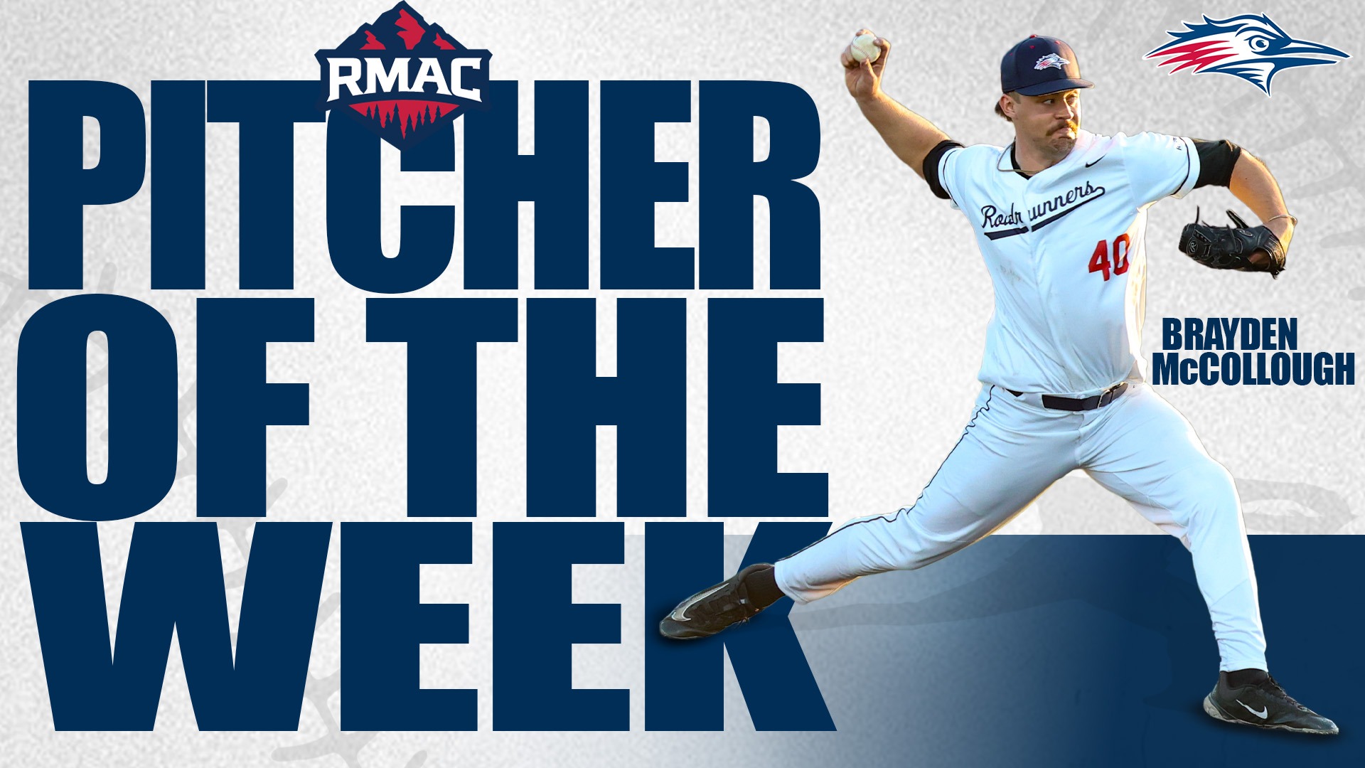 2.10.26 Brayden McCollough Pitcher of the Week