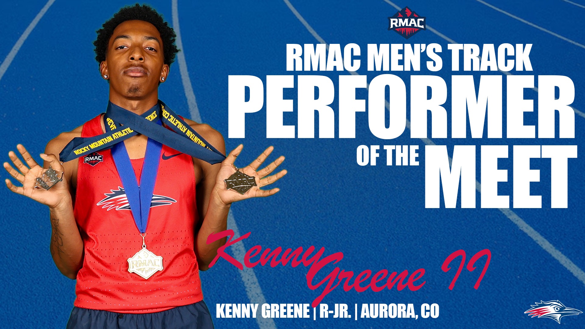 Kenny Greene 2026 ITF Track Athlete of the Meet