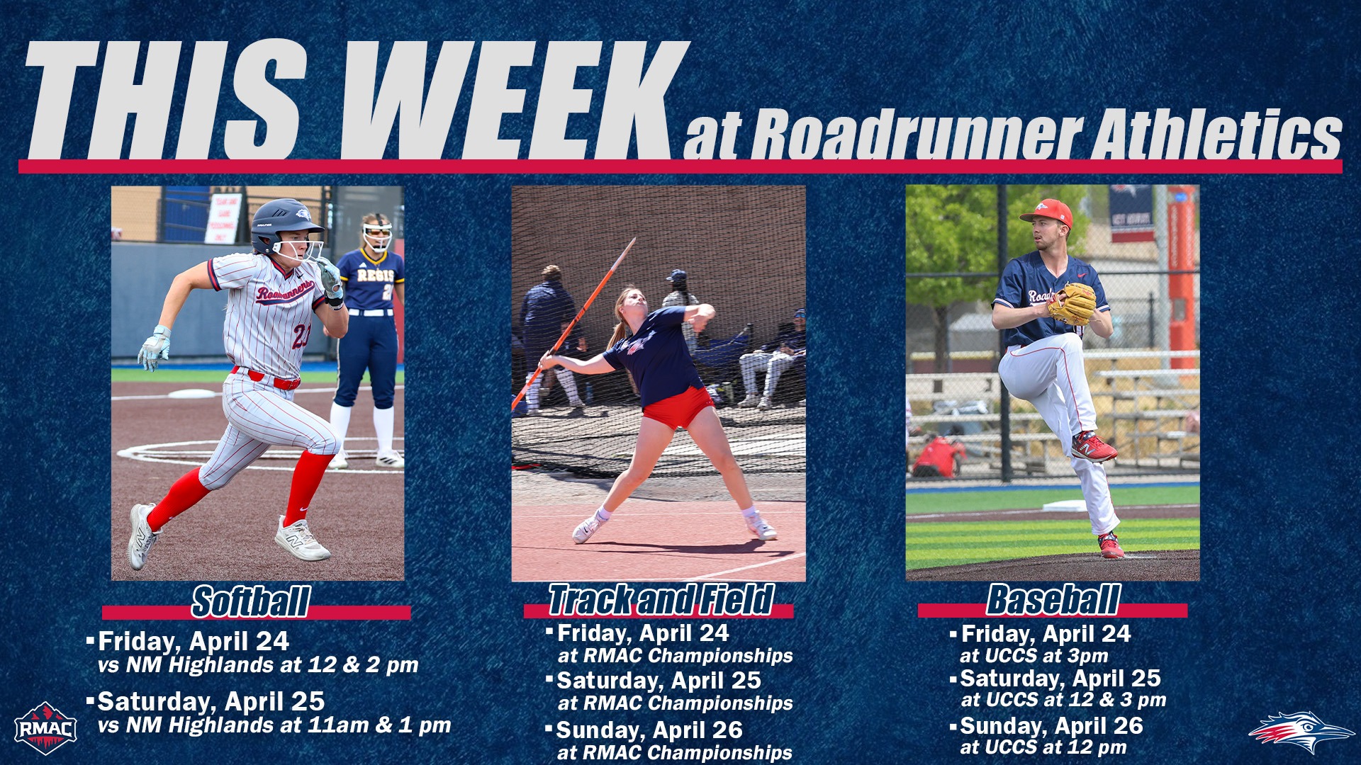 This Week in Roadrunners Athletics 4.22.26
