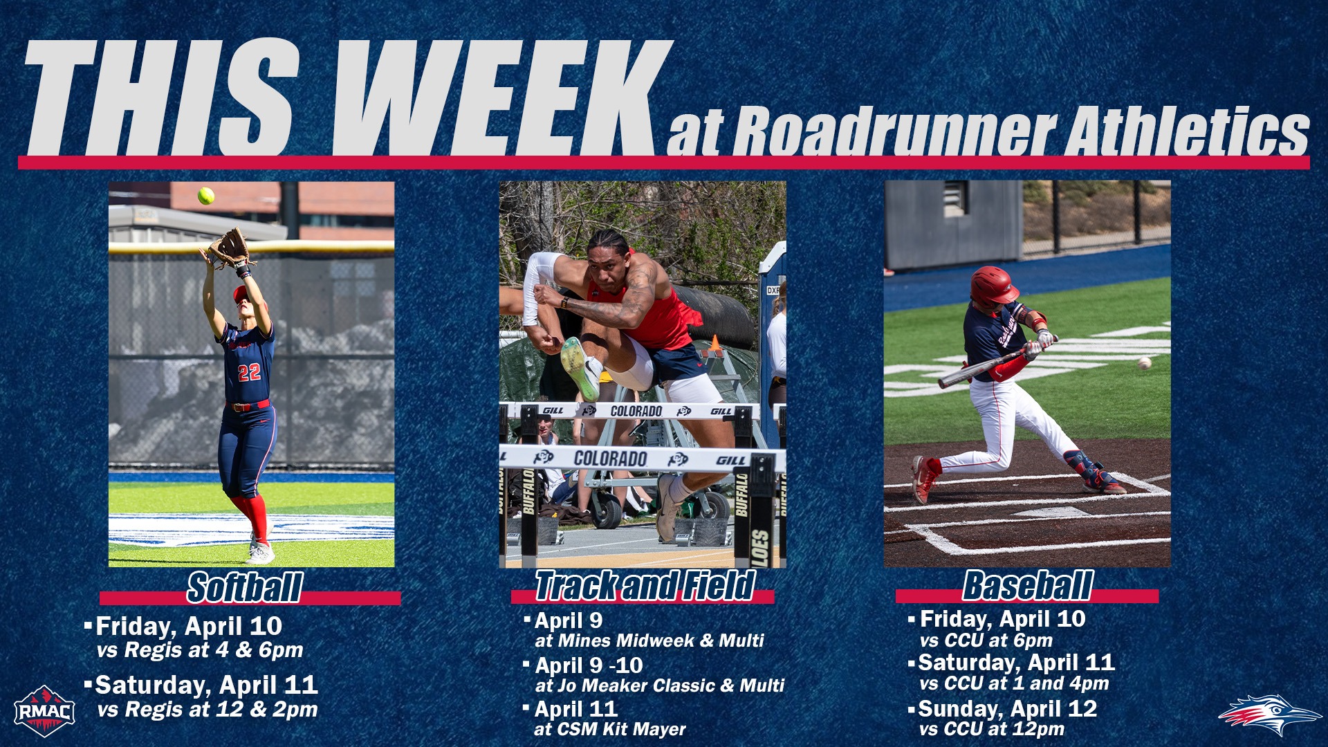 This Week in Roadrunners Athletics 4.8.26