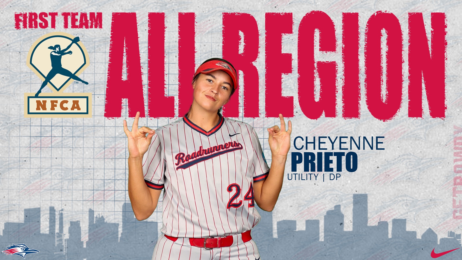 2026 Softball NFCA All-Region Cheyenne Prieto