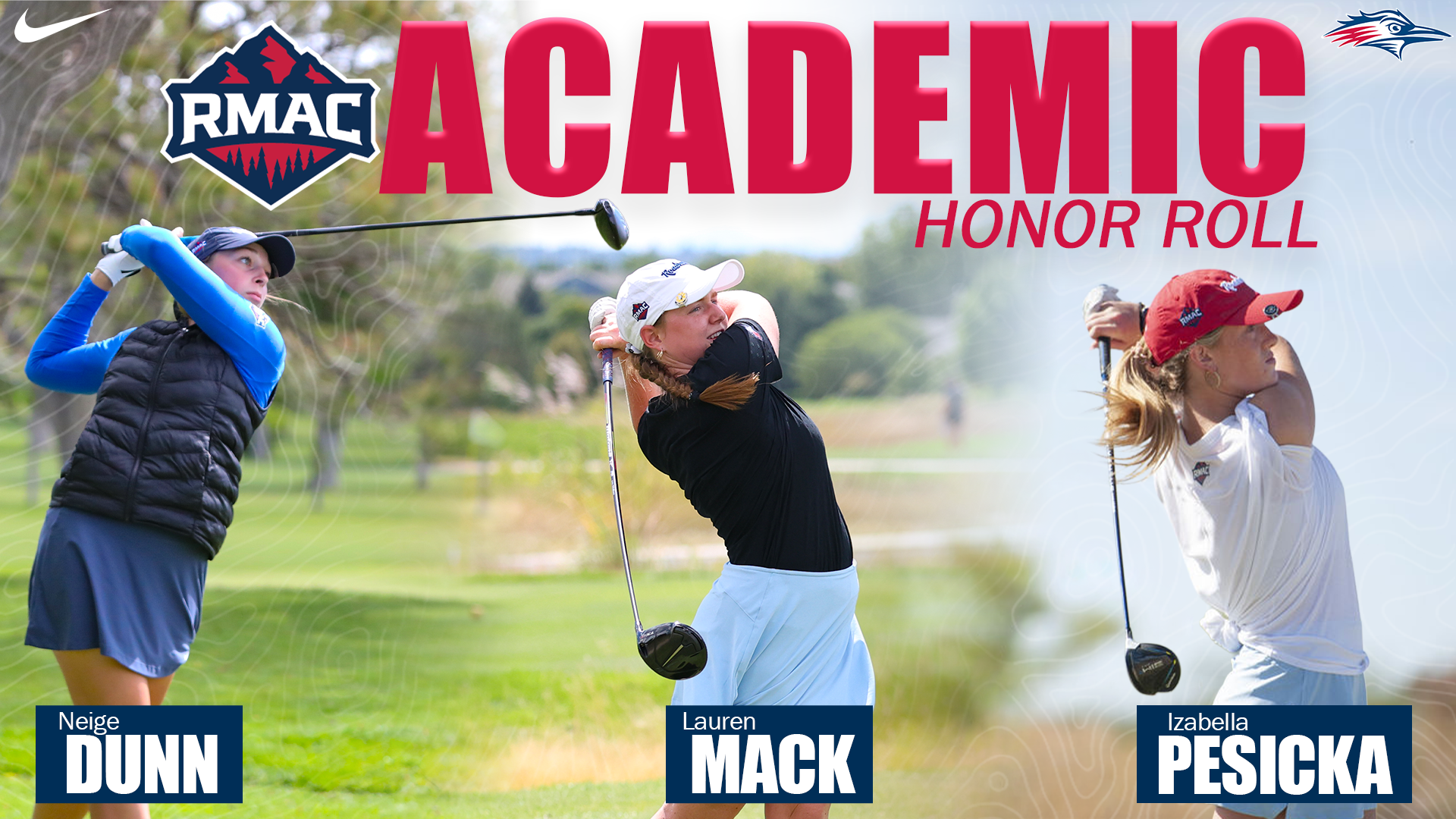2026 Women's Golf RMAC Honor Roll