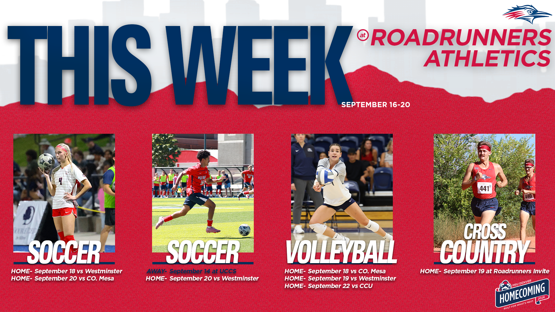 This Week in Roadrunners Athletics 9.17