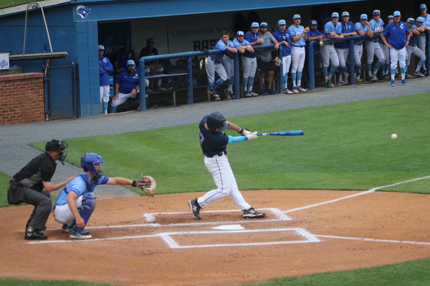 IU Baseball 2024 CNE regionals Turnage Double