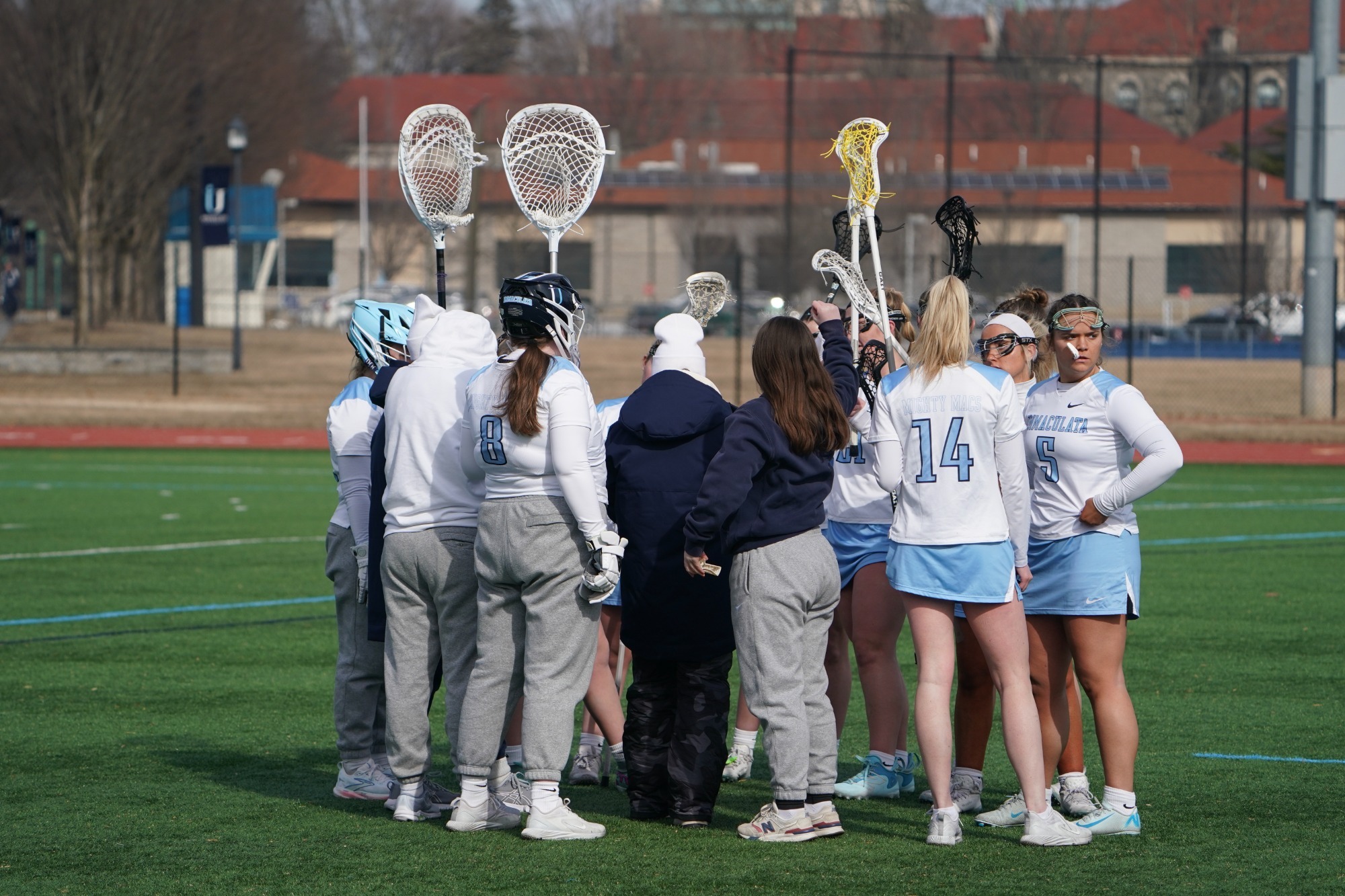 IUWL 2025 team huddle