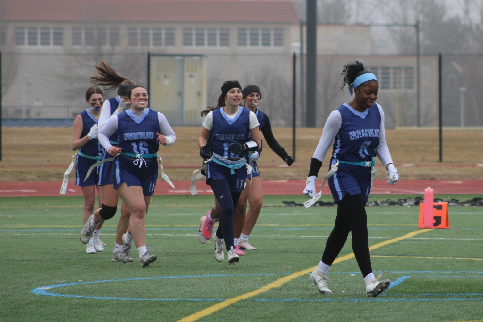 IUWFF 2026 Team after a score