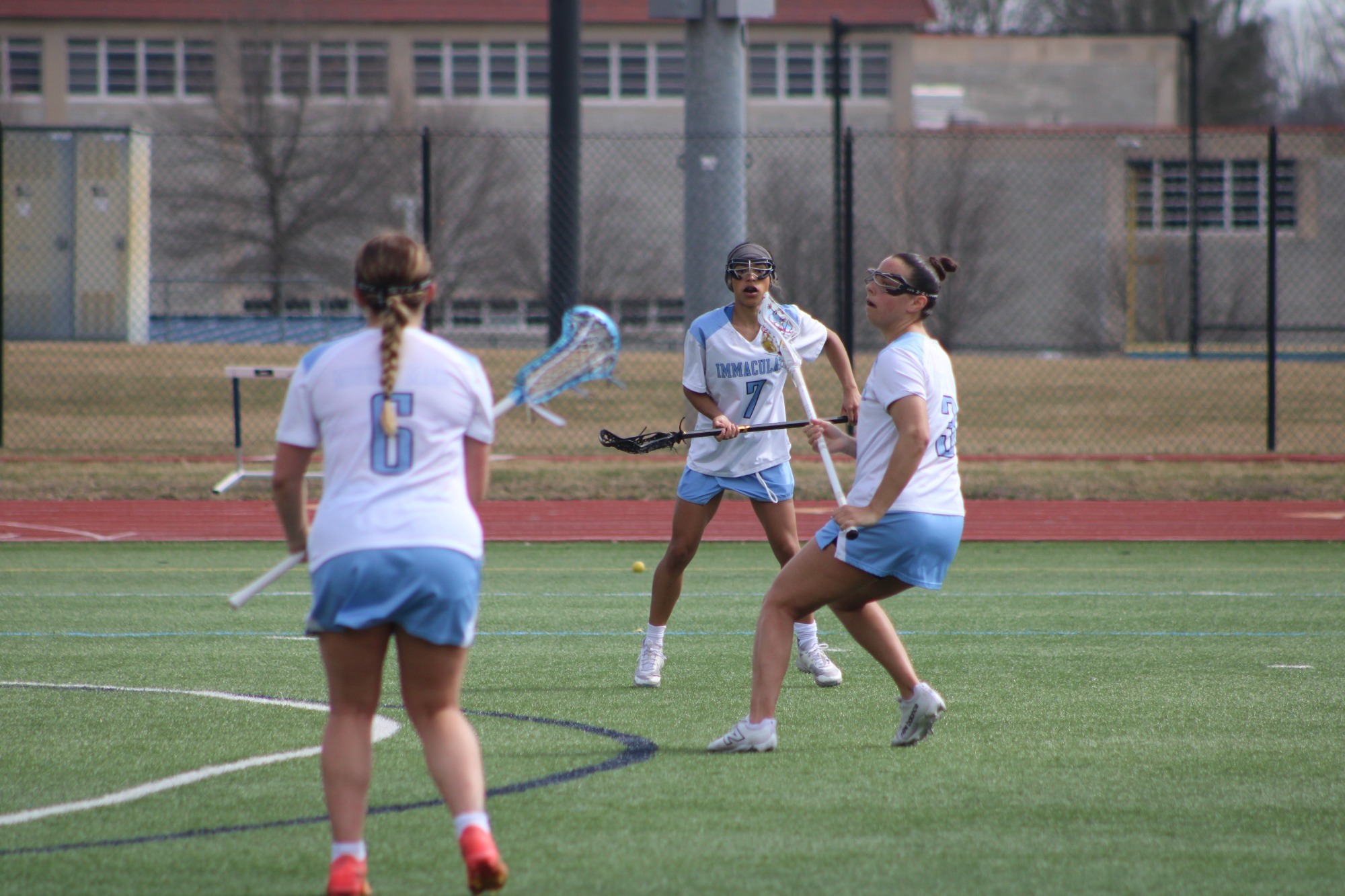 IUWLAX vs Bryn Mawr attack setup