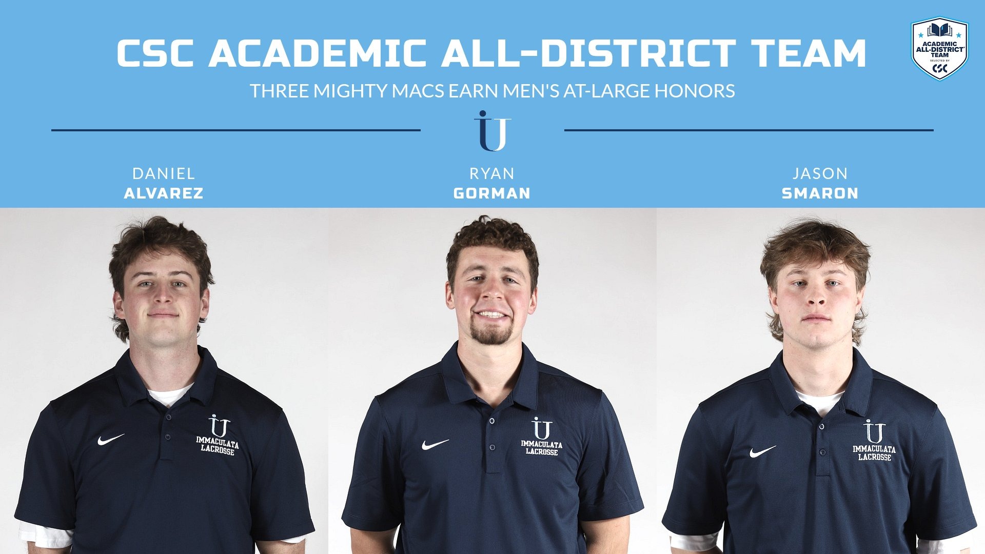 CSC Academic All-District Men's At Large 2026