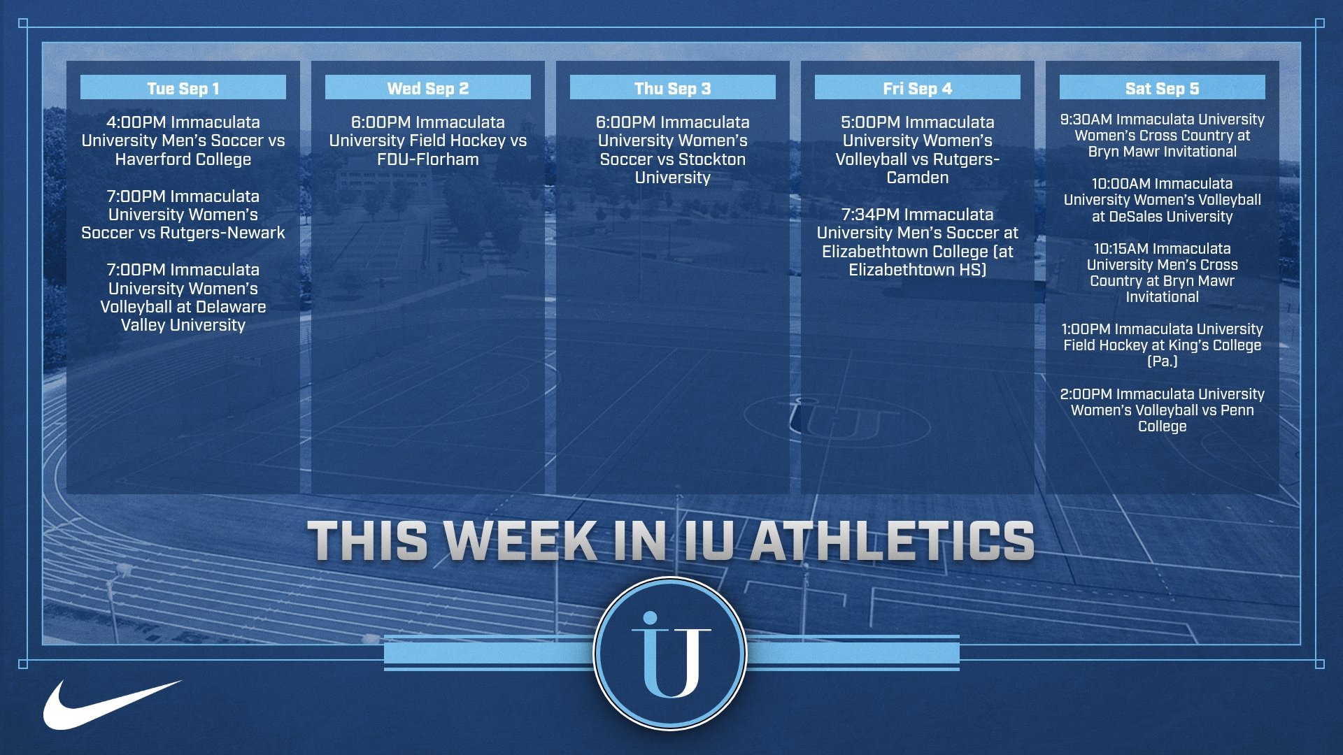 This Week in IU Athletics 8.31.26