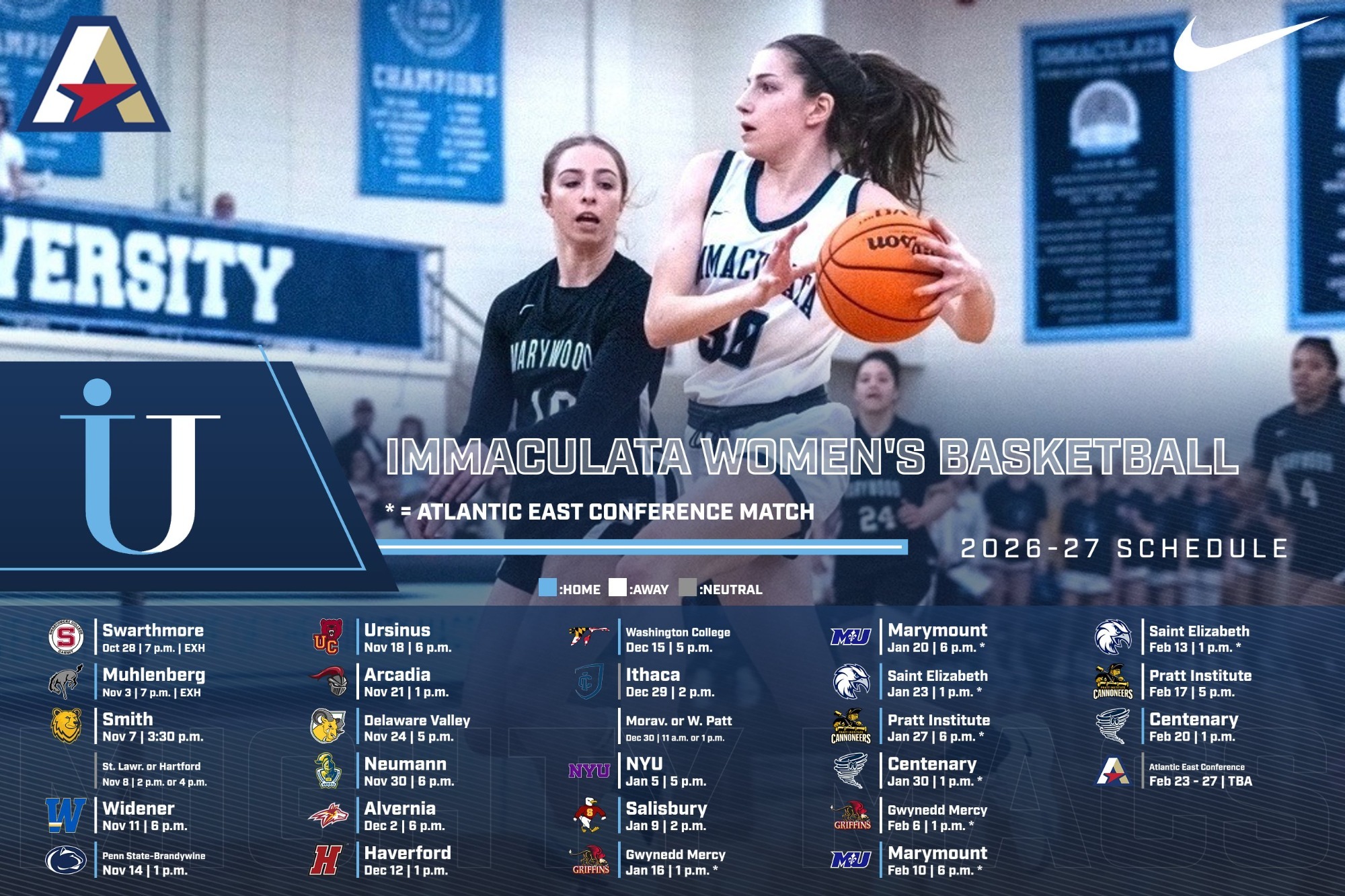 IUWBB 2026-27 Schedule Release Graphic