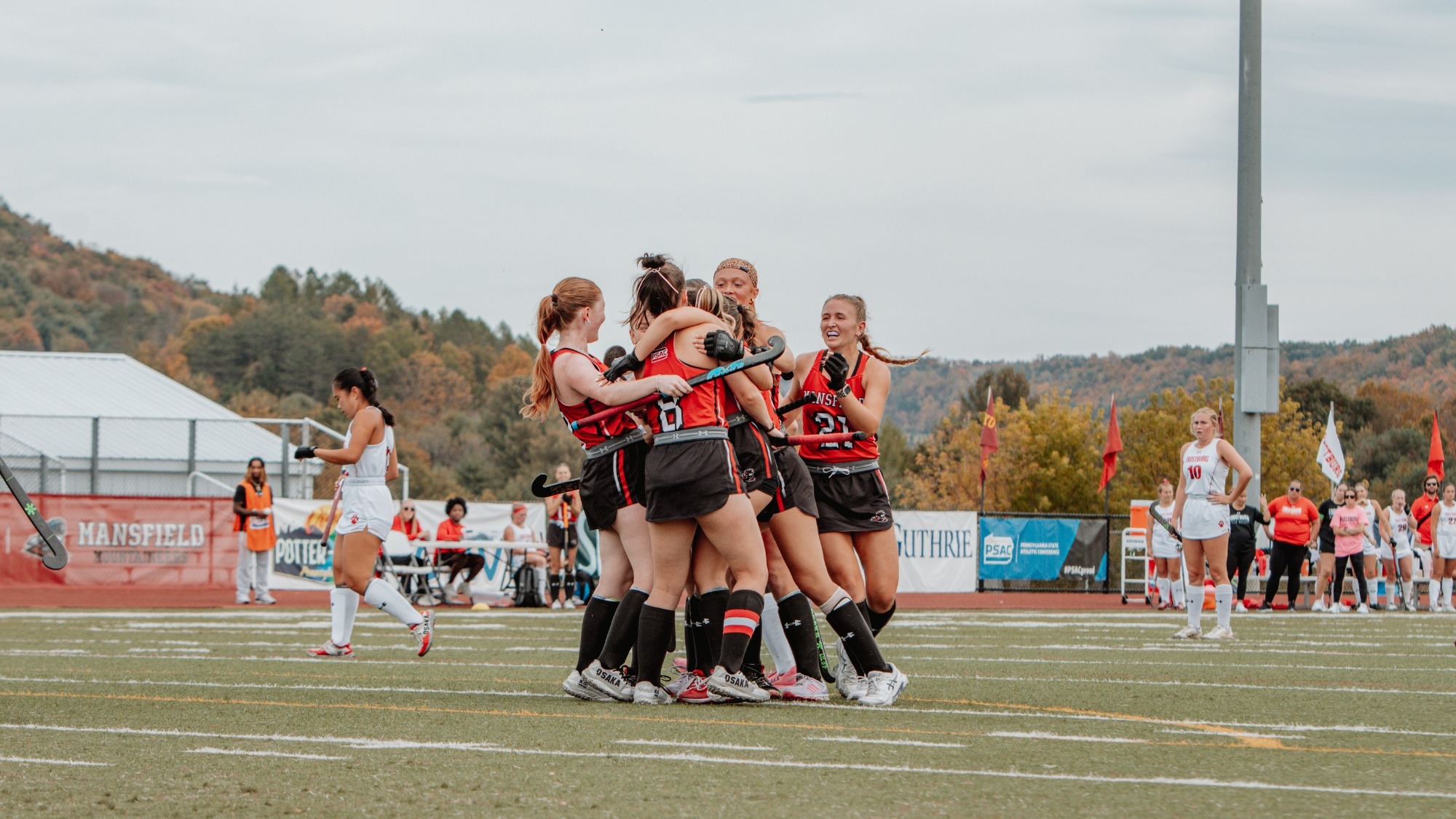 Field Hockey celebration vs. Frostburg