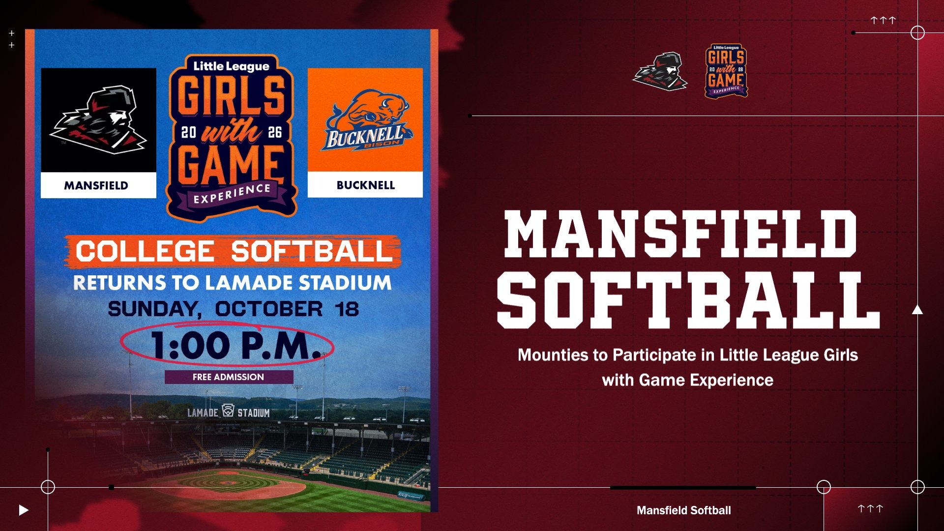 Mounties to Participate in Little League Girls with Game Experience