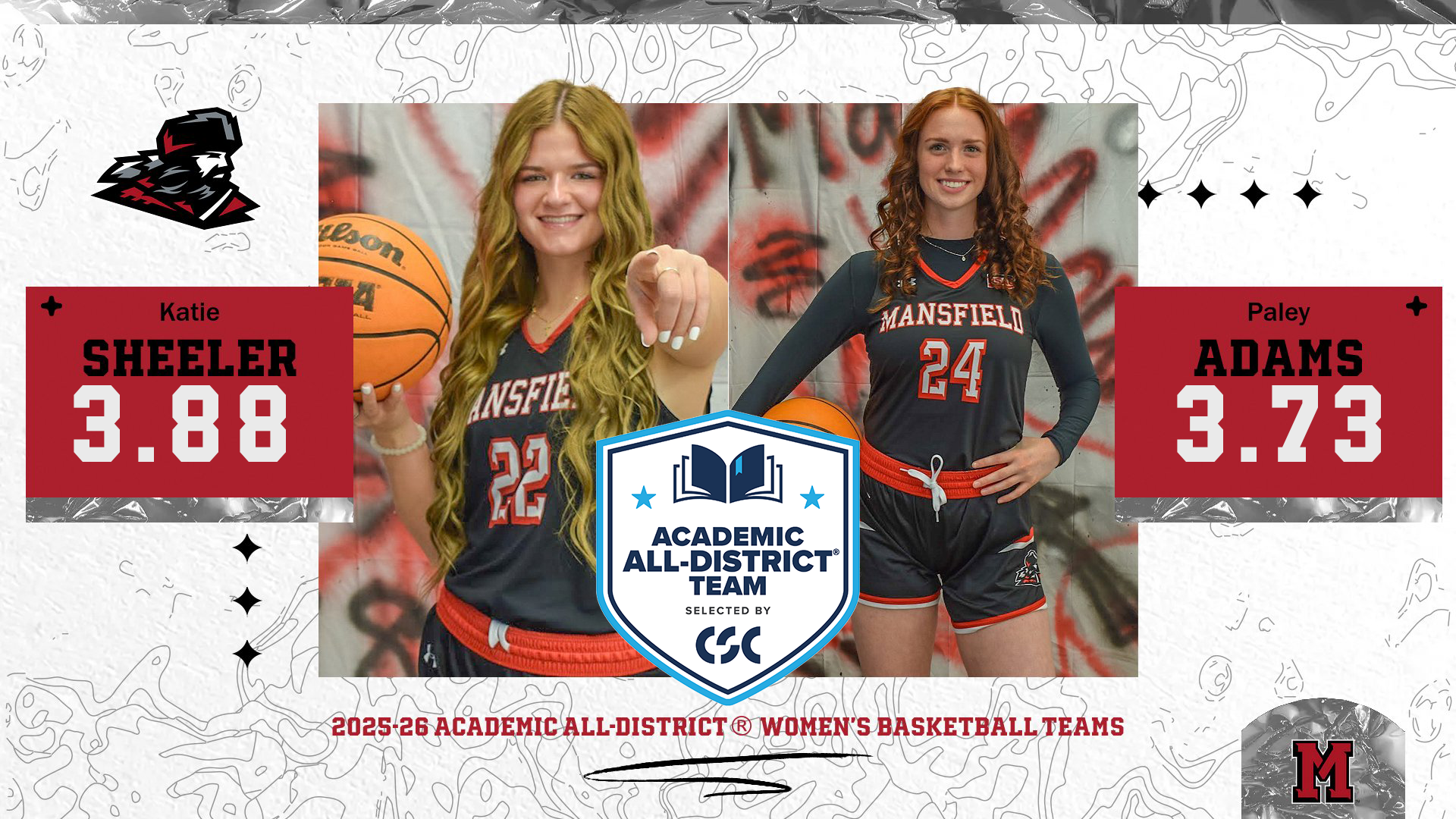 2025-26 Academic All-District Women's Basketball Team