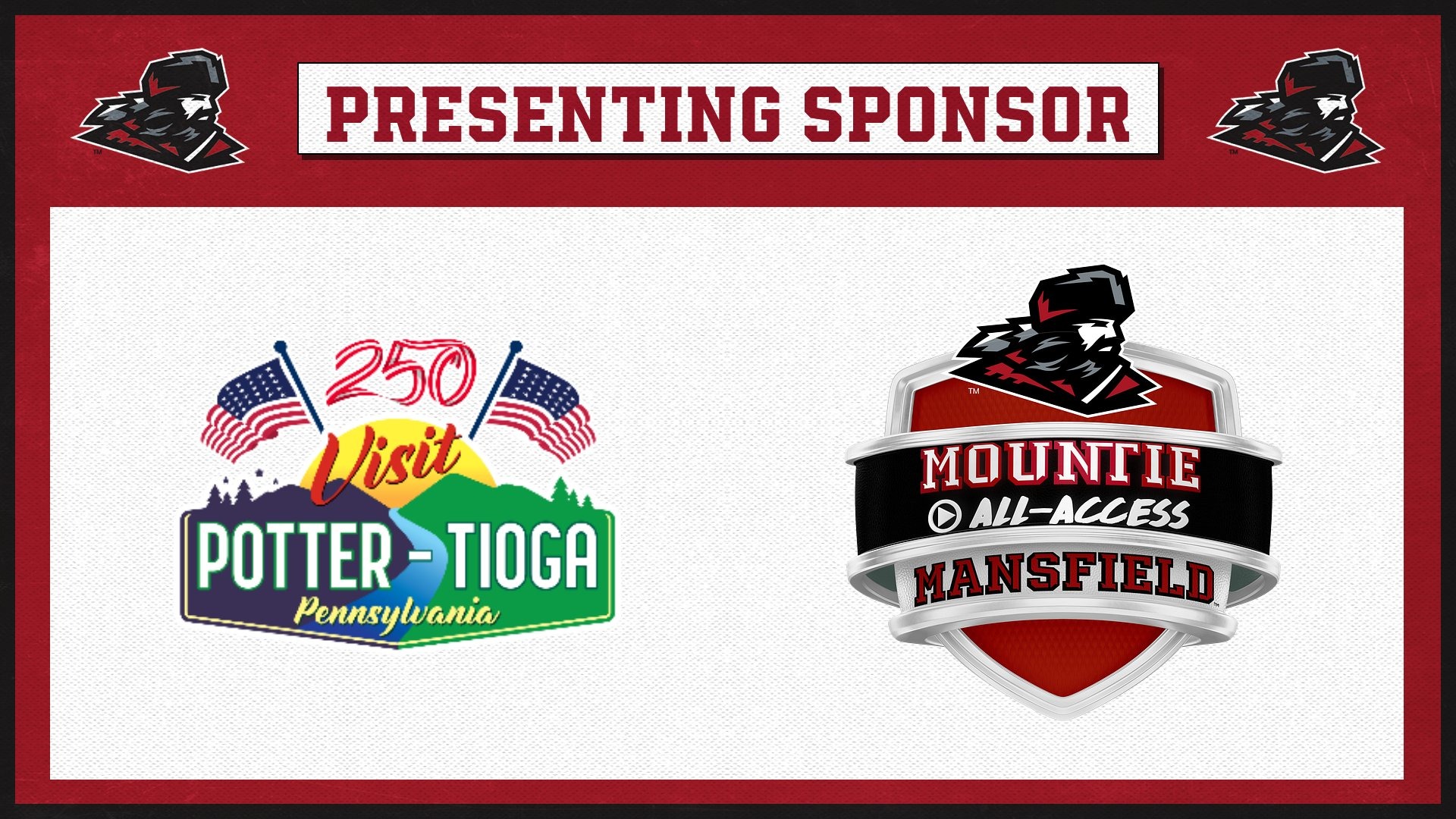 Graphic of the Visit Potter Tioga Logo and Mountie All Access Logo Representing the partnership