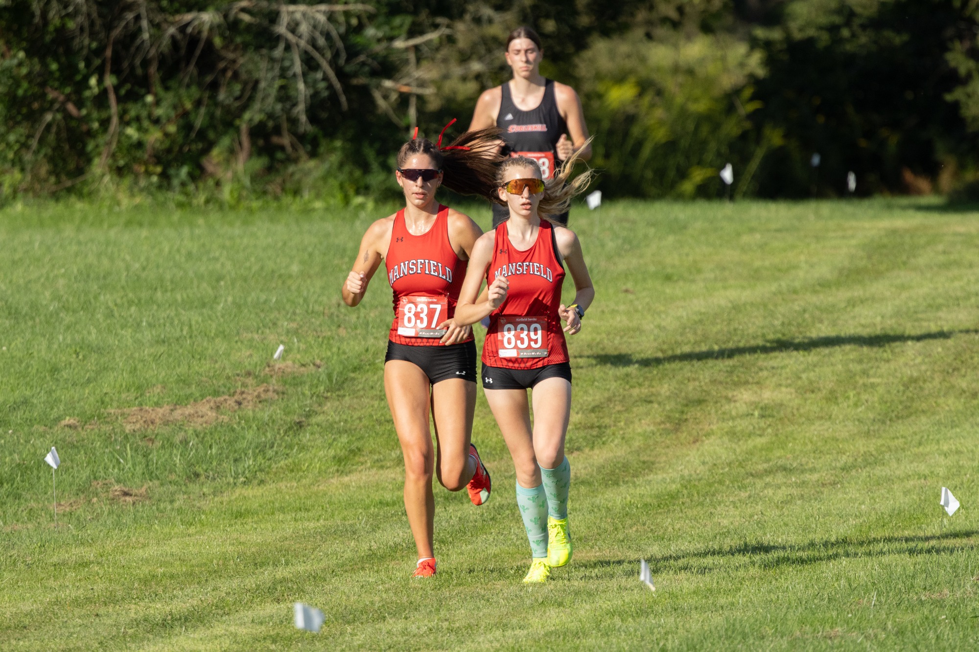 Brook Illsley and Abigail Davies at Oneonta