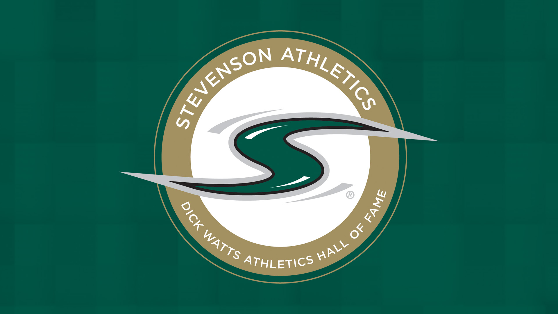 Hall of fame logo on green background