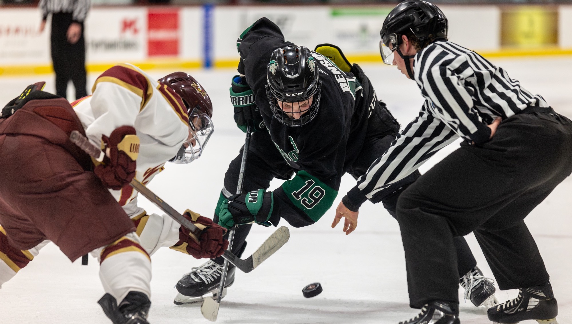 Benson on the face off