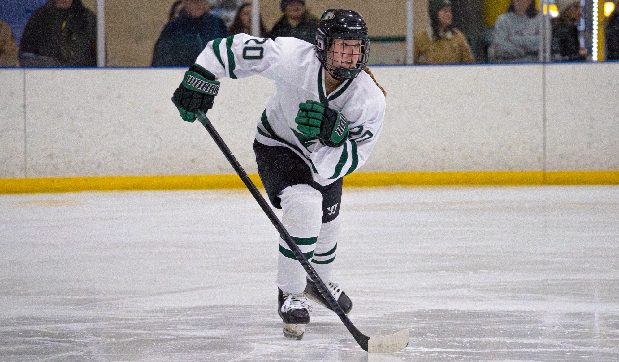 Jones skating down ice