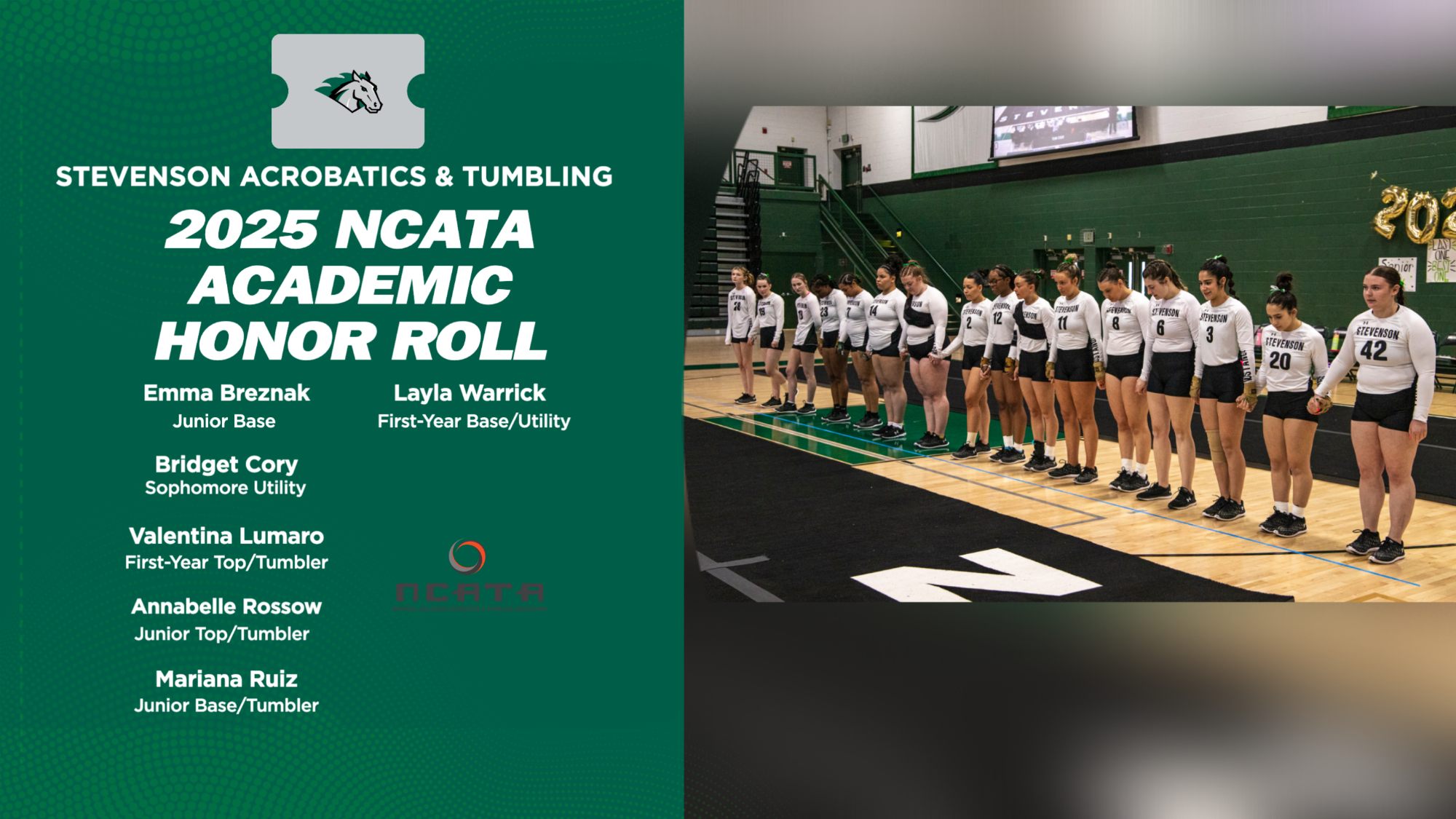 2025 ncata academic honor roll