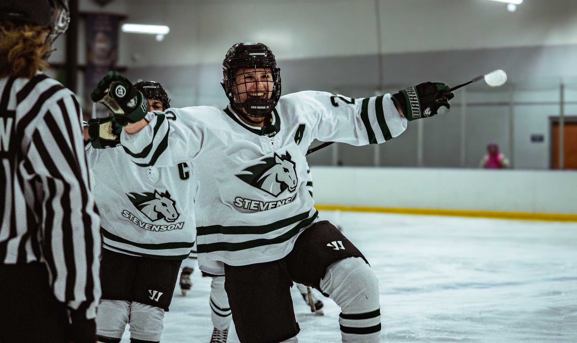 Barwick goal celebration/flyby