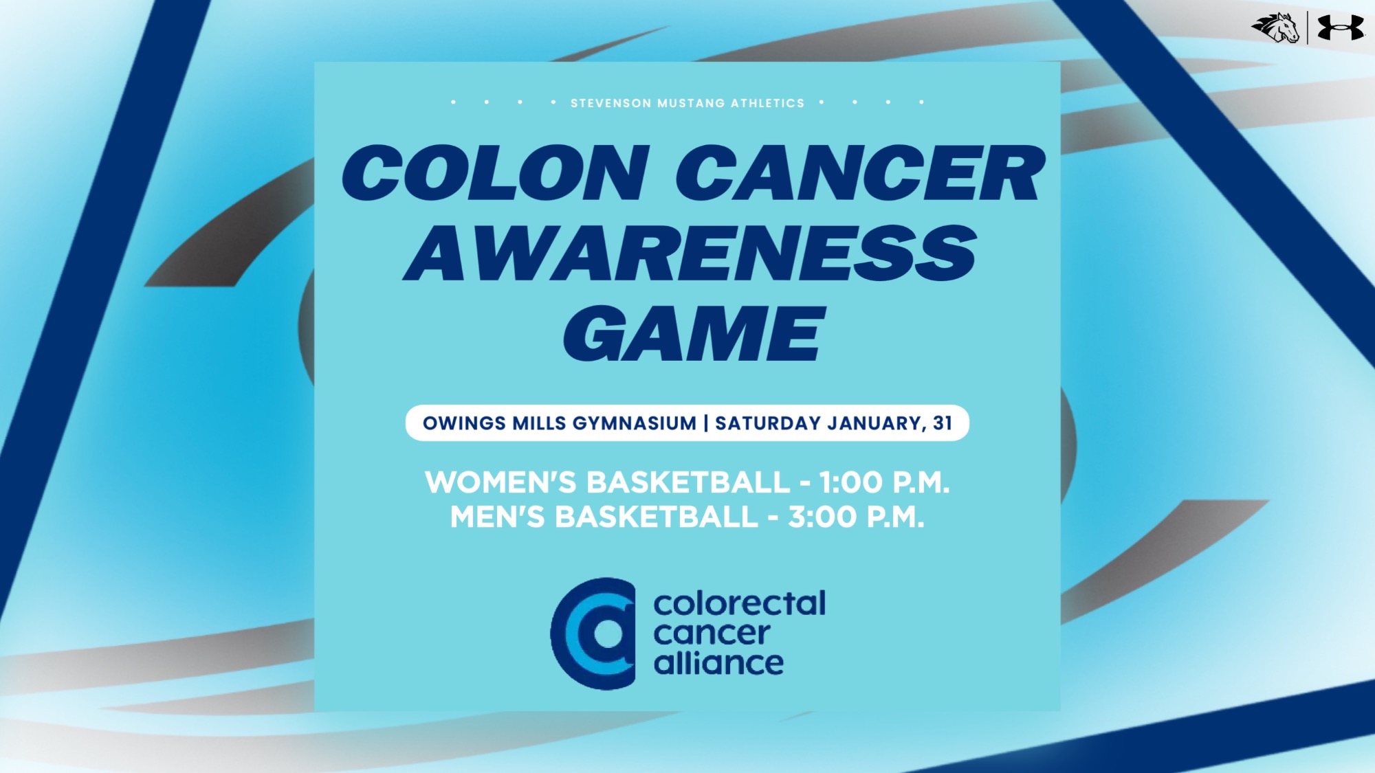 Men's and Women's Basketball Colon Cancer Awareness Game 2026