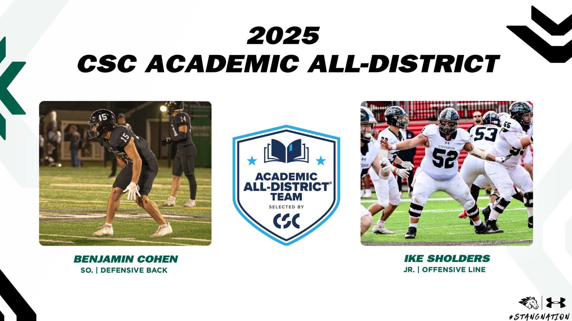 Football CSC Academic All-District 2025