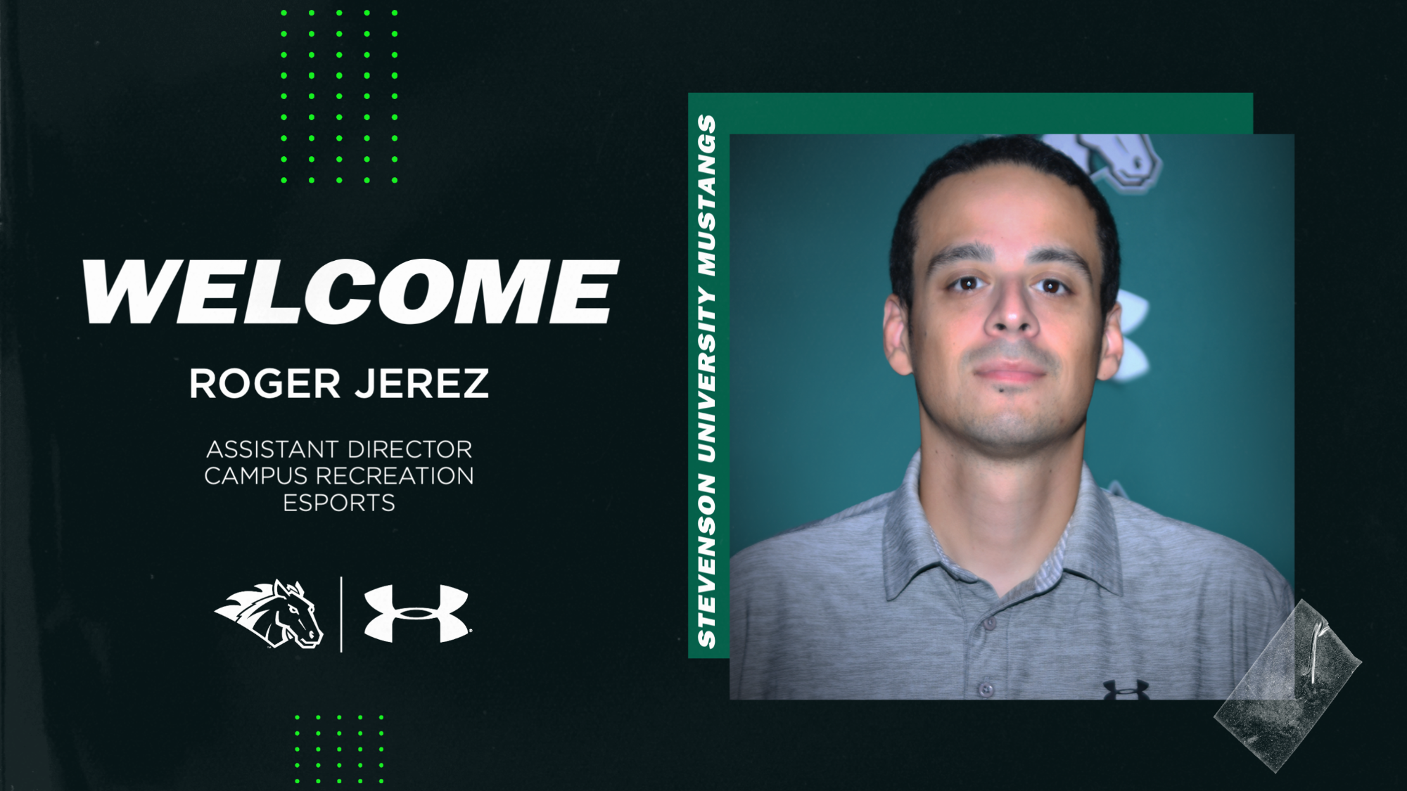 Welcome, Roger Jerez