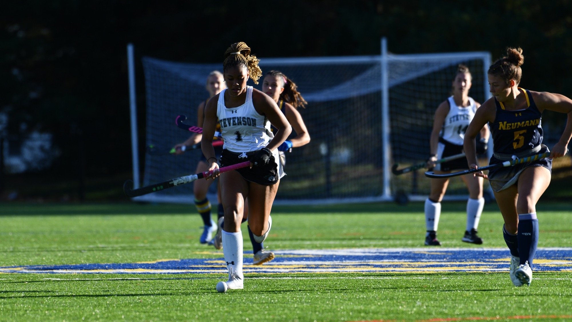 Bennett taking the ball down the field
