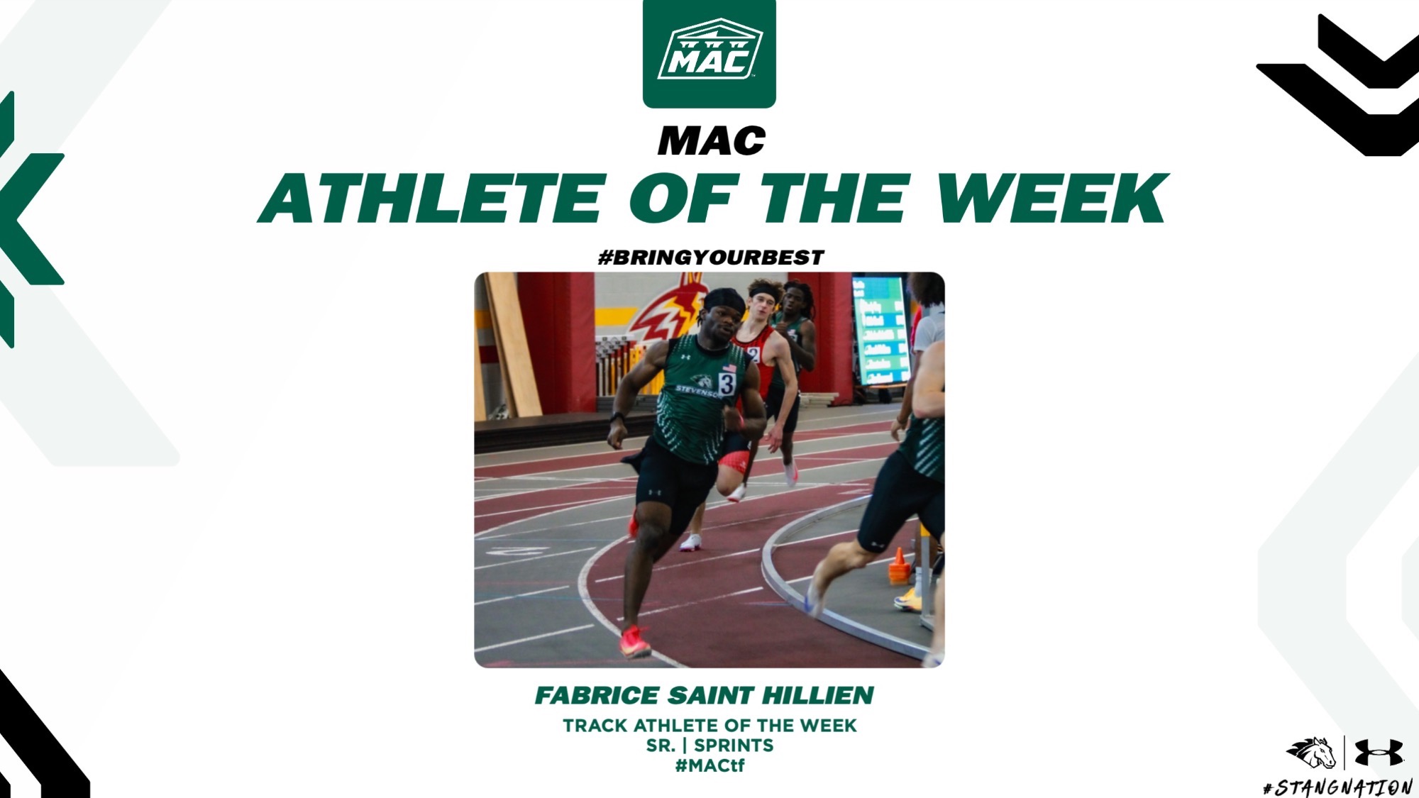 Fabrice Saint Hillien Athlete of the Week Graphic